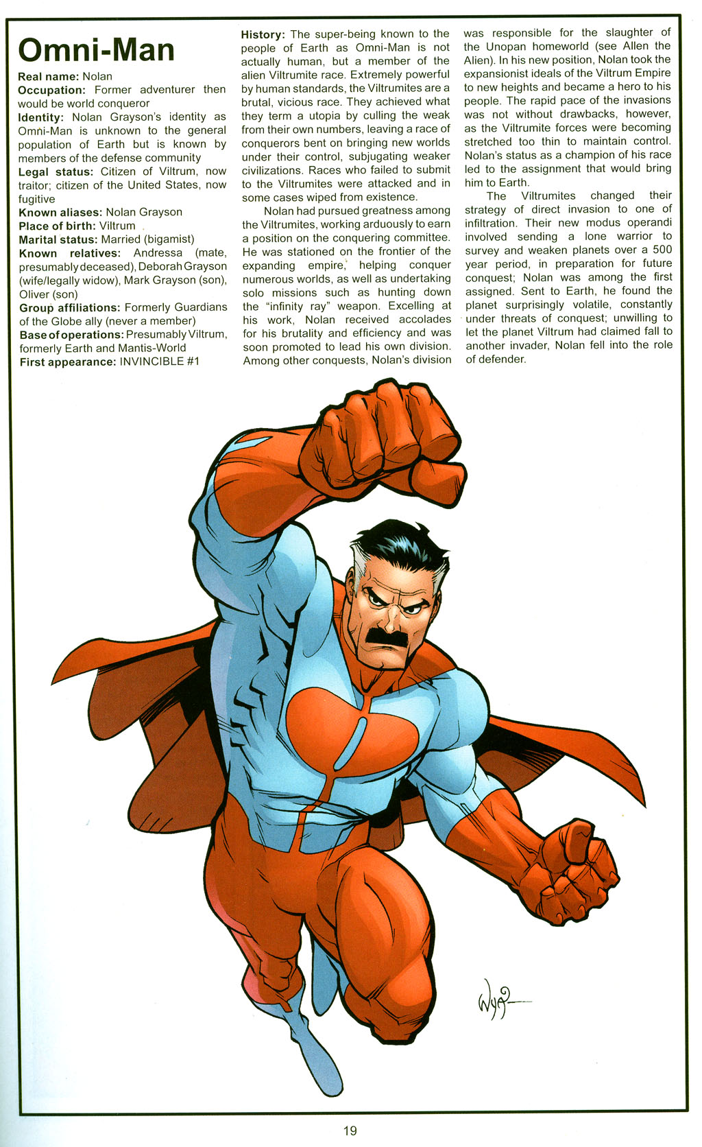 Read online The Official Handbook of the Invincible Universe comic -  Issue #2 - 21