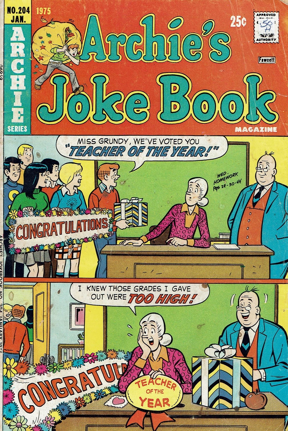 Read online Archie's Joke Book Magazine comic -  Issue #204 - 1