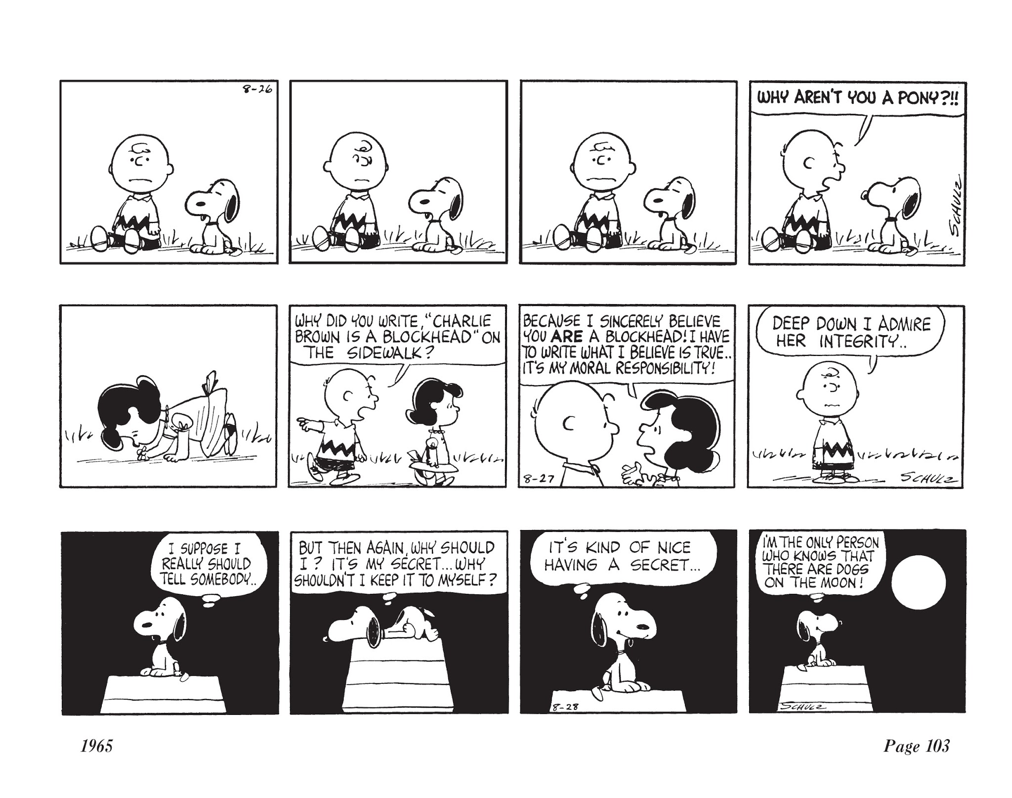 Read online The Complete Peanuts comic -  Issue # TPB 8 - 115