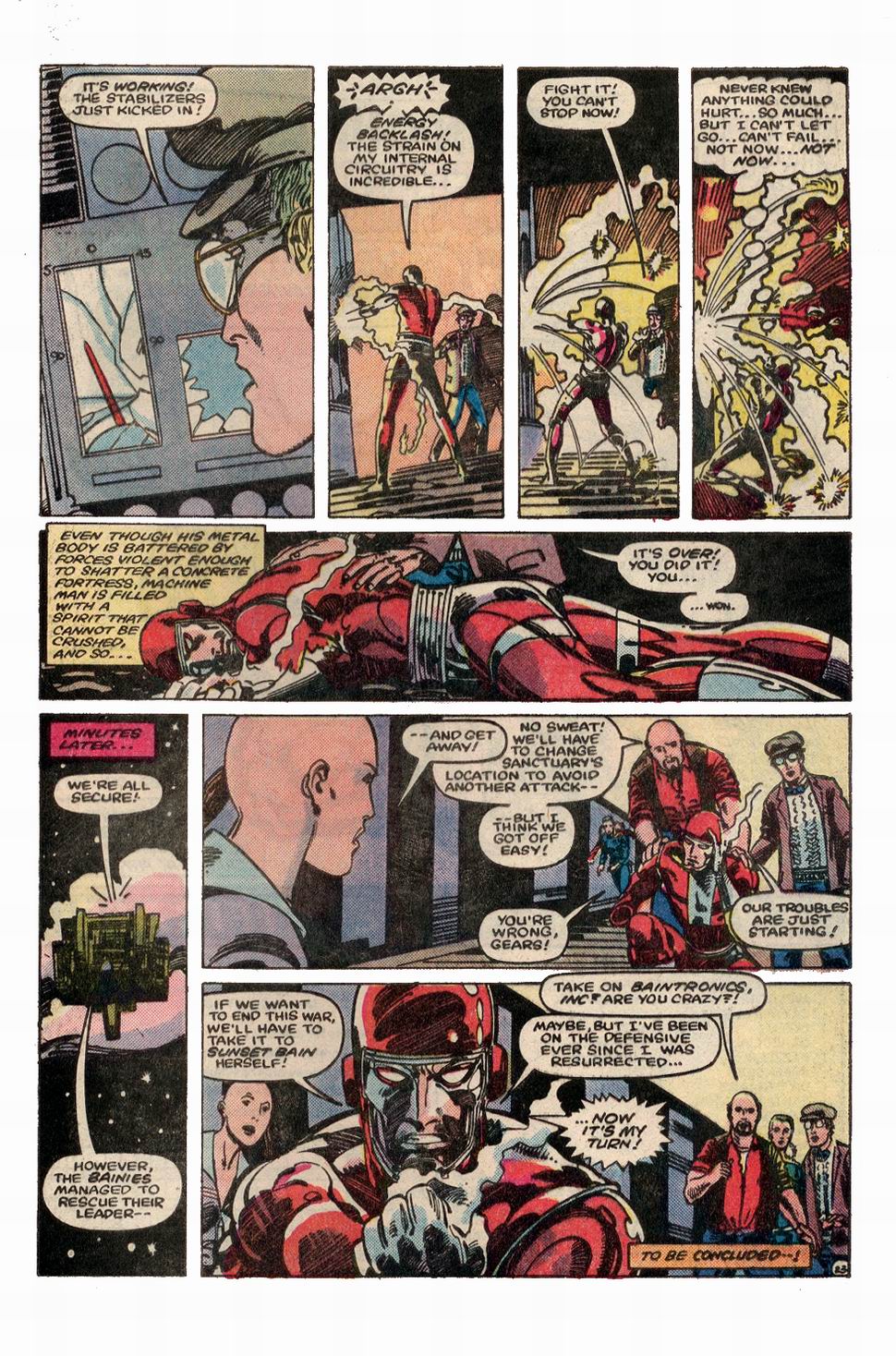 Read online Machine Man (1984) comic -  Issue #3 - 24