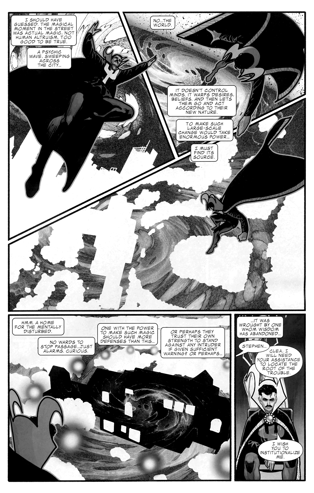 Read online The Mystic Hands of Dr. Strange (B&W) comic -  Issue # Full - 7
