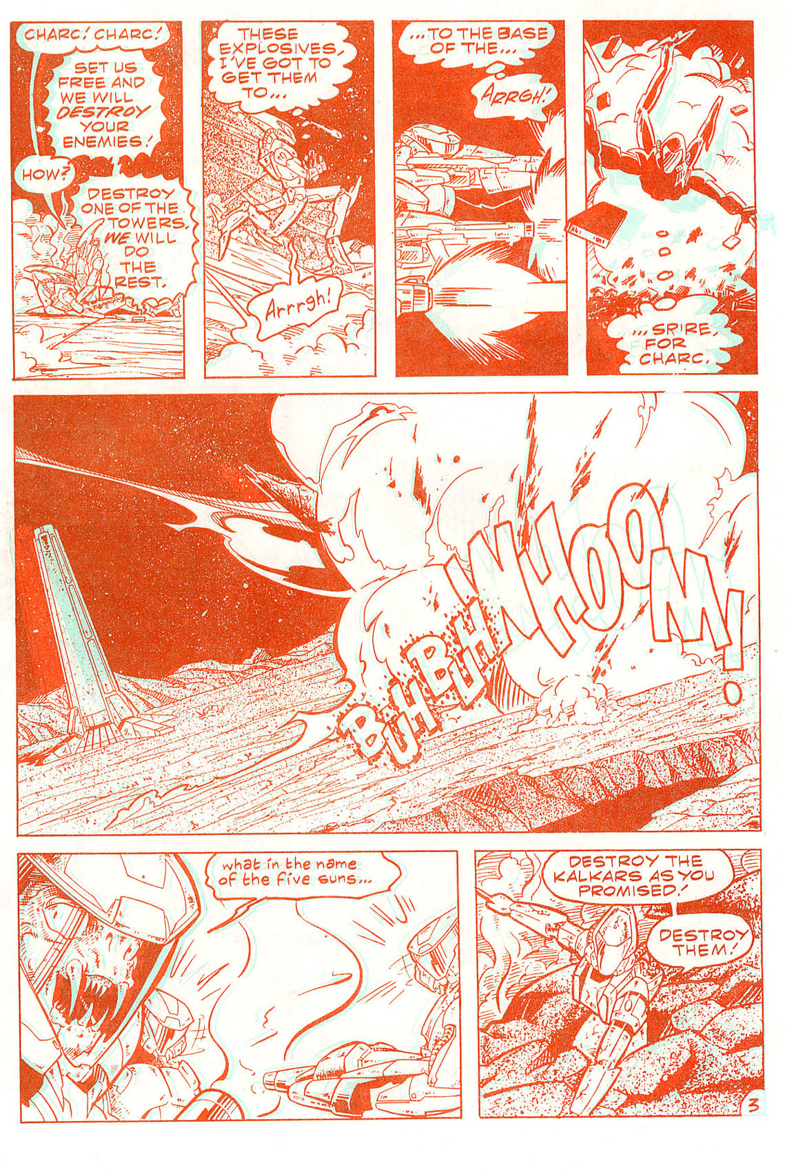 Read online The Transformers in 3-D comic -  Issue #3 - 4