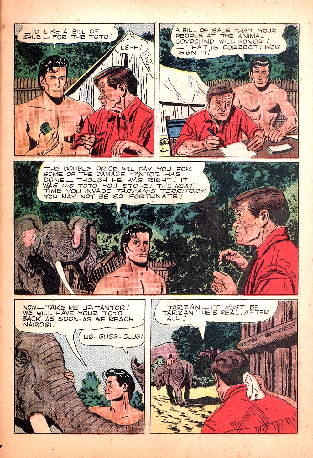 Read online Tarzan (1948) comic -  Issue #69 - 17