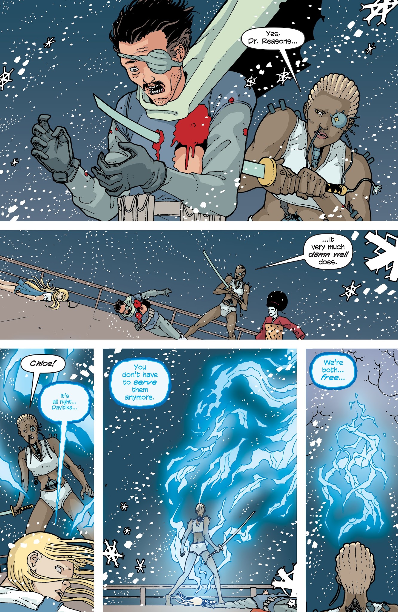 Read online Snowfall comic -  Issue #9 - 22