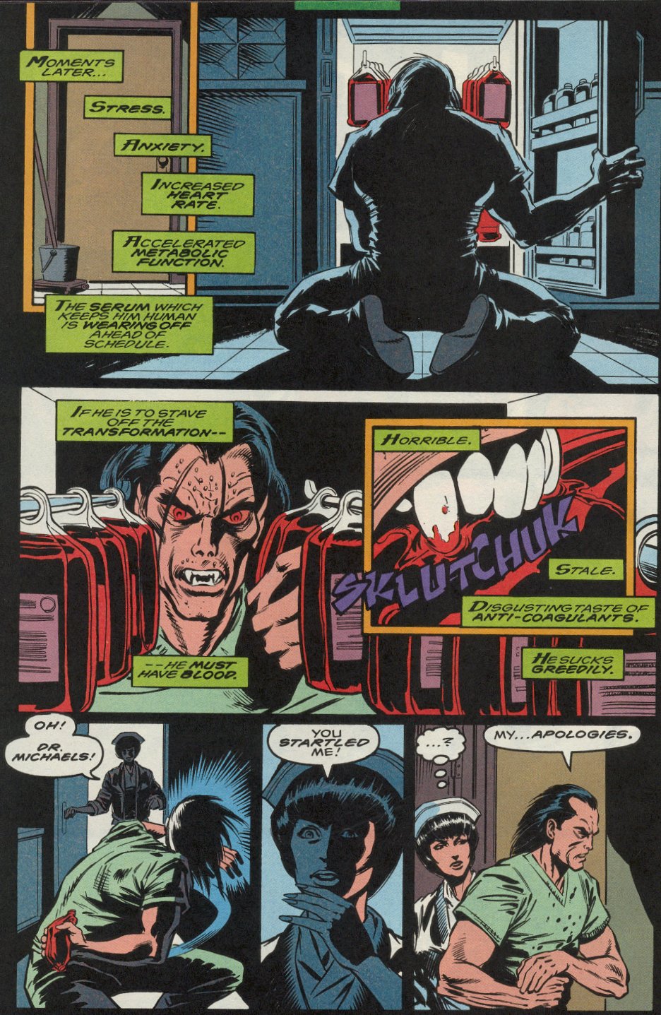 Read online Morbius: The Living Vampire (1992) comic -  Issue #8 - 9