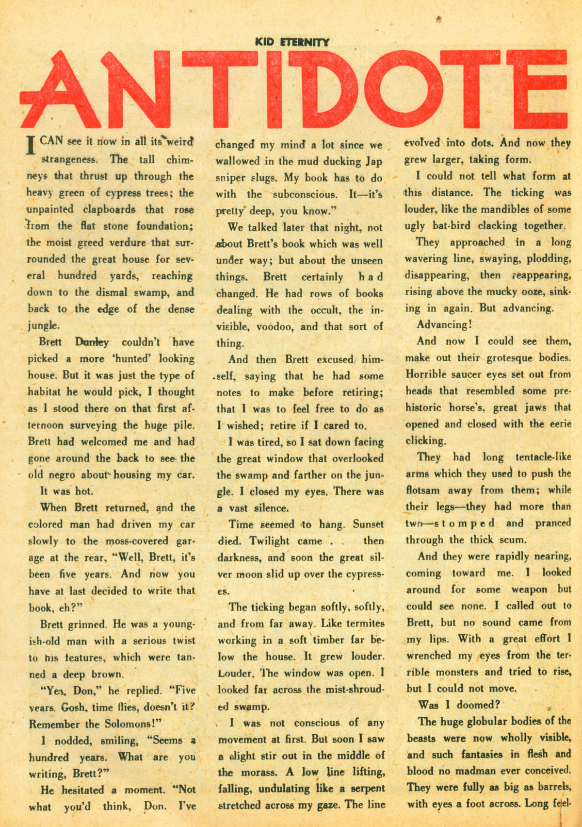 Read online Kid Eternity (1946) comic -  Issue #2 - 34
