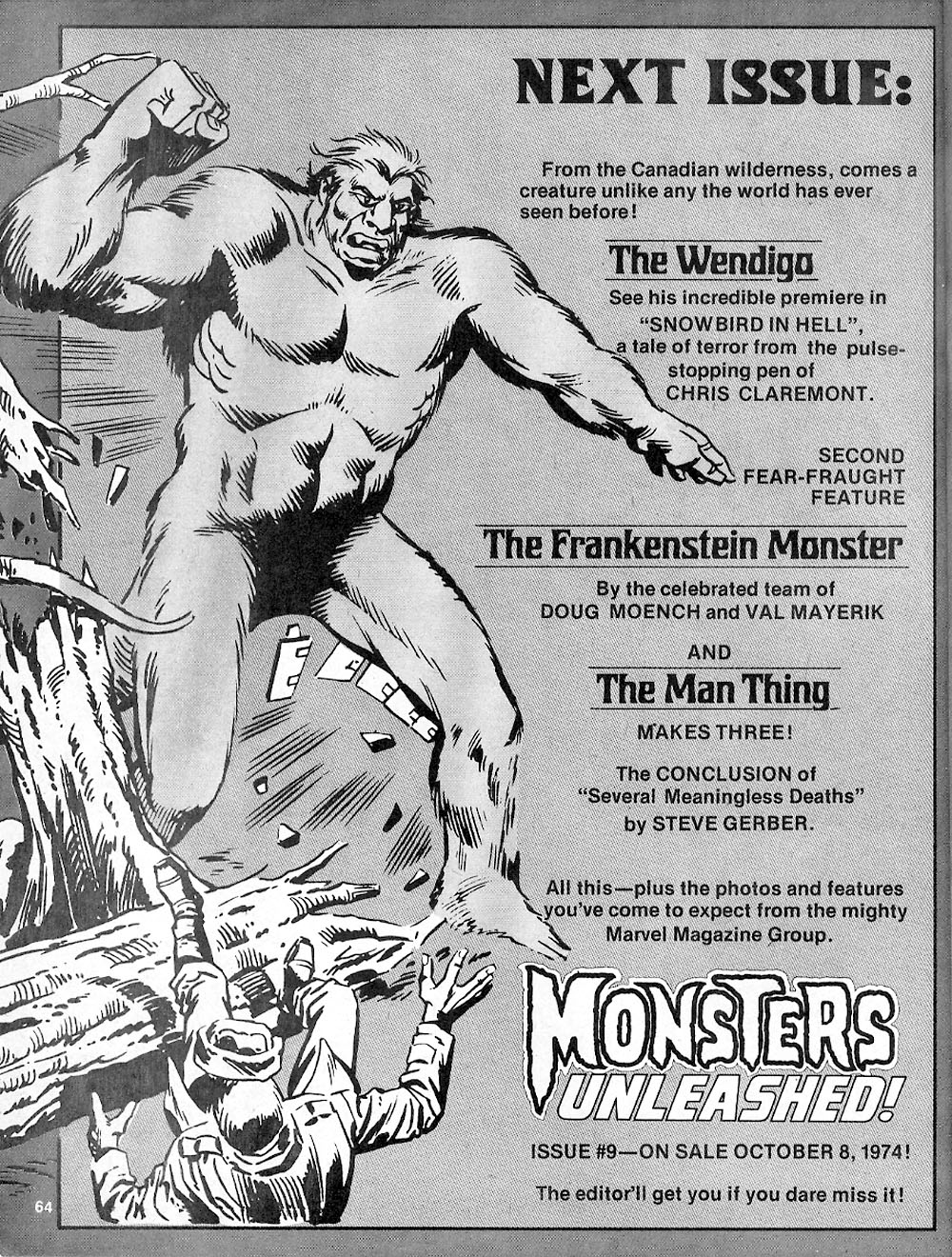 Read online Monsters Unleashed (1973) comic -  Issue #8 - 53