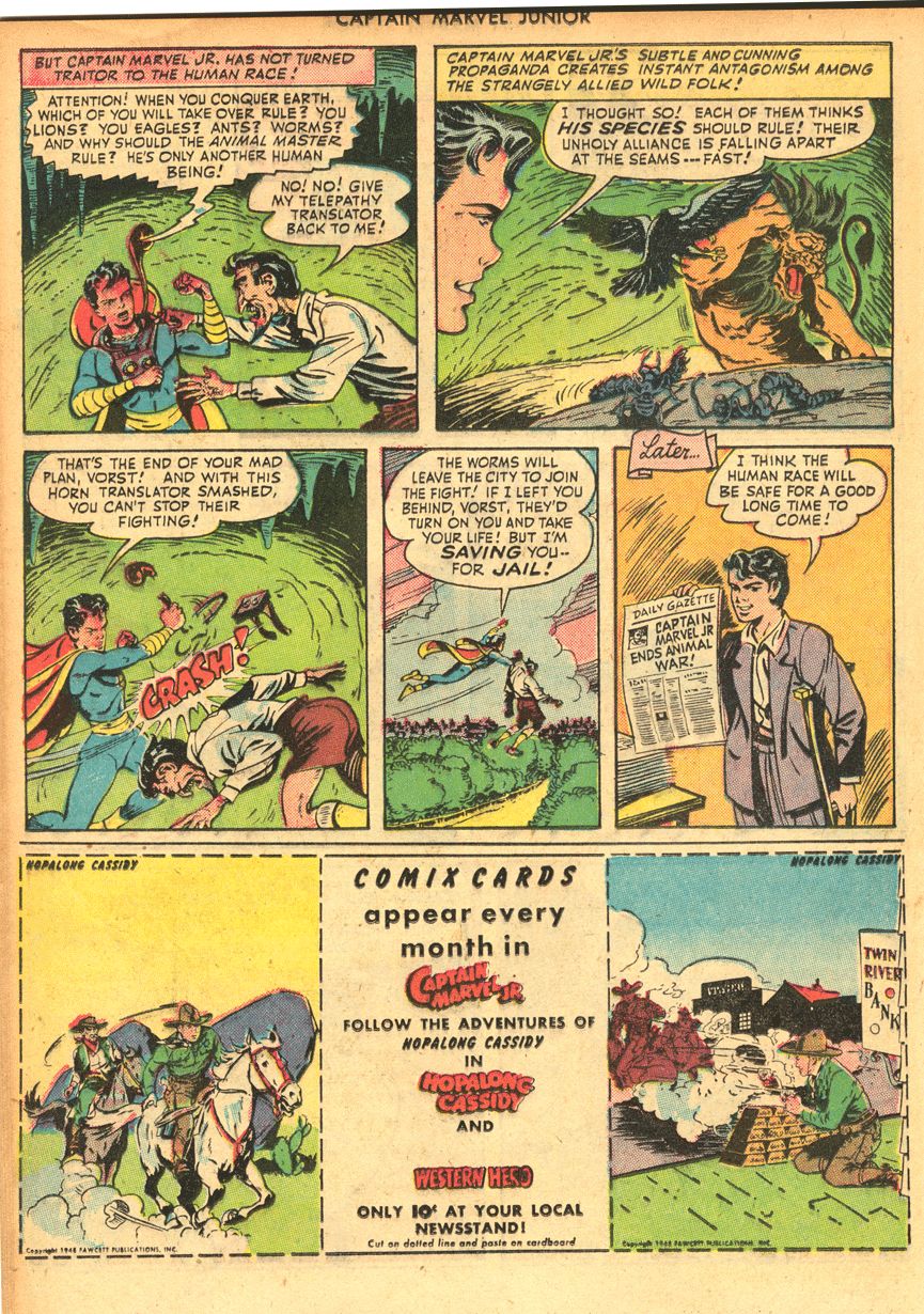 Read online Captain Marvel, Jr. comic -  Issue #71 - 19