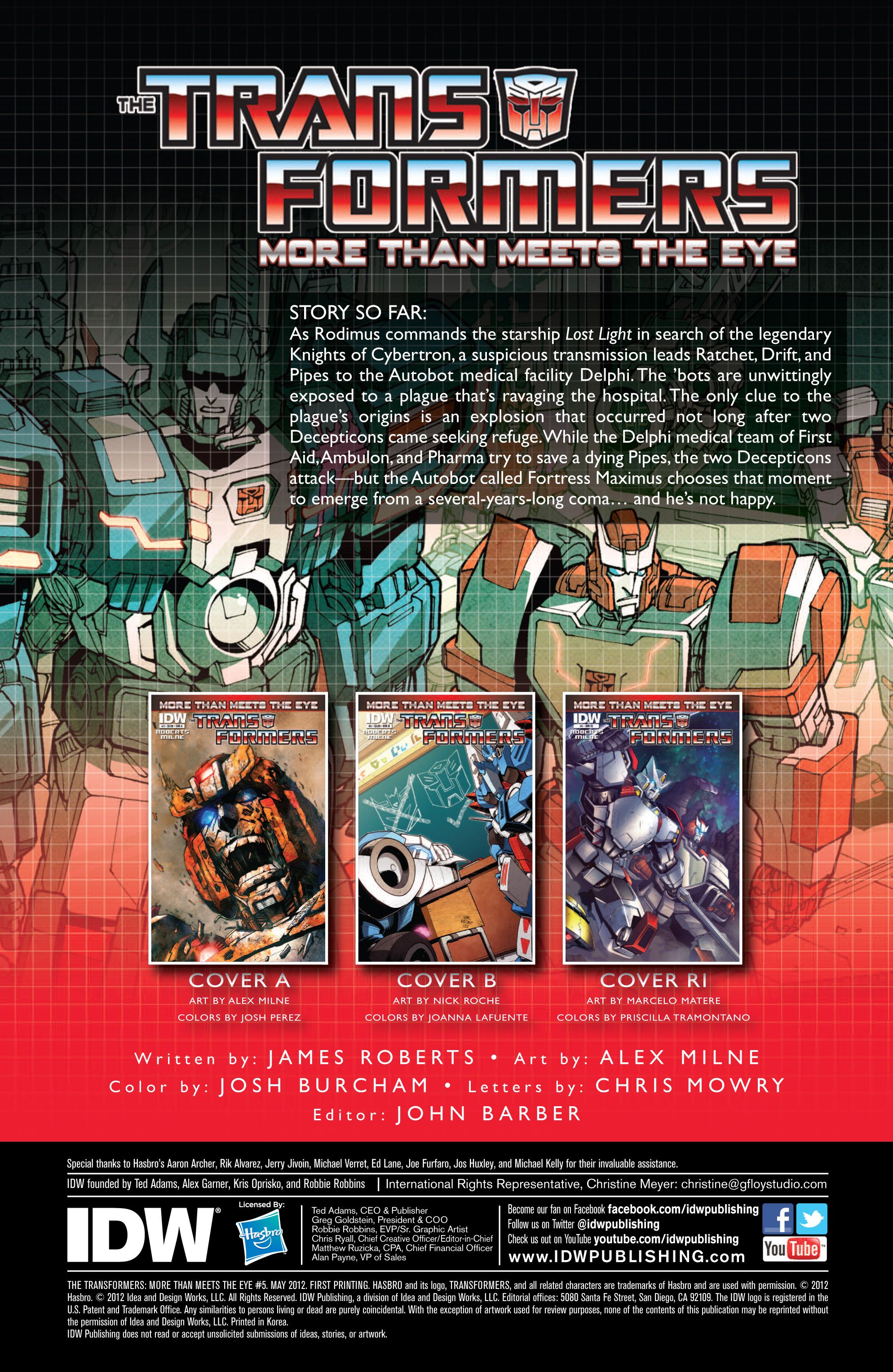 Read online The Transformers: More Than Meets The Eye comic -  Issue #5 - 2