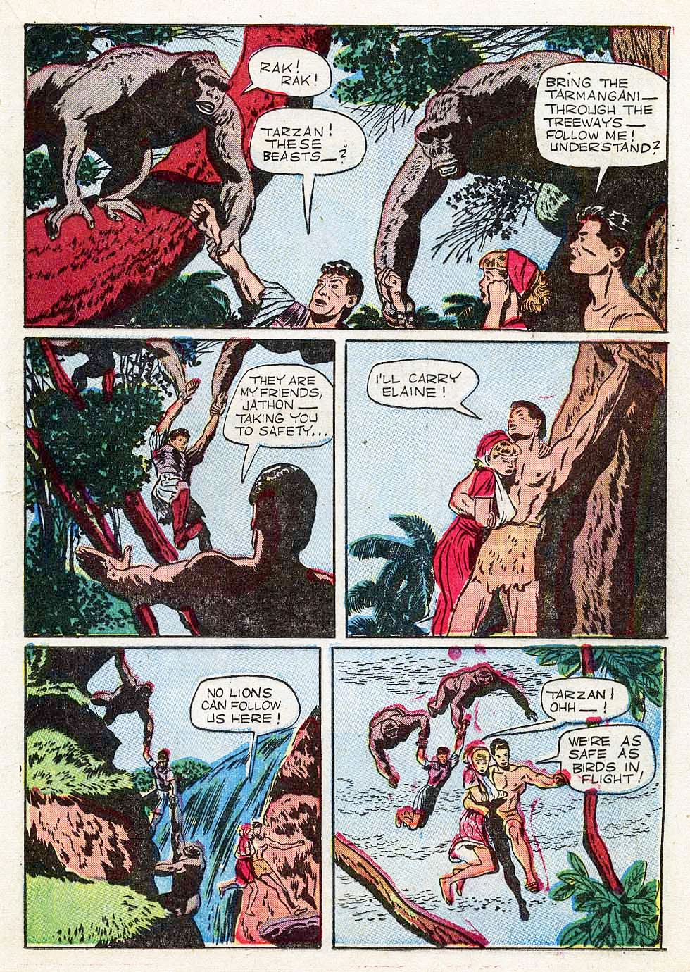 Read online Tarzan (1948) comic -  Issue #21 - 25