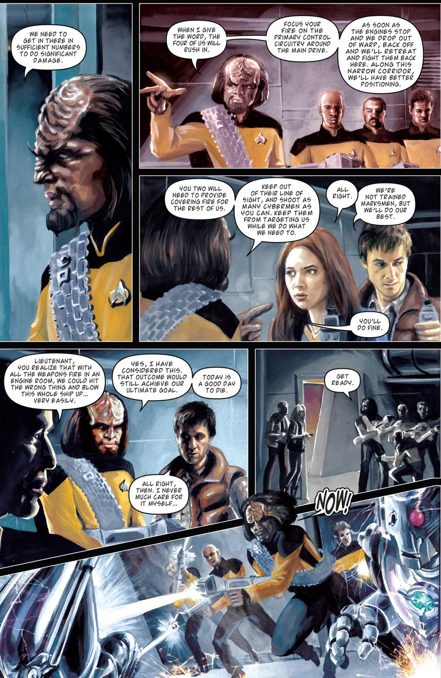 Read online Star Trek: The Next Generation/Doctor Who: Assimilation² comic -  Issue #8 - 4