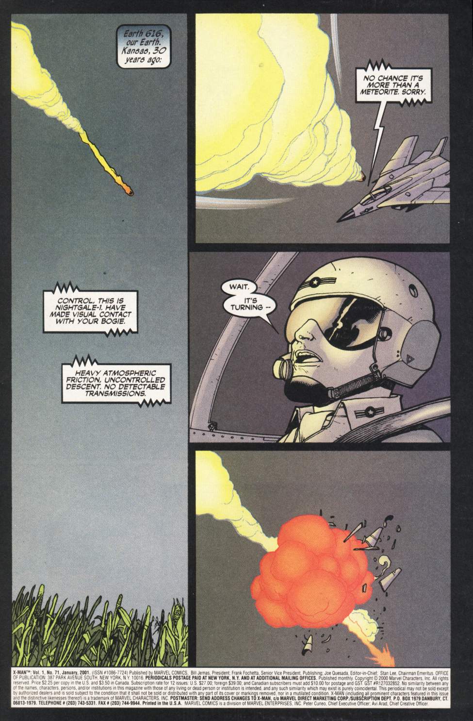 Read online X-Man comic -  Issue #71 - 2