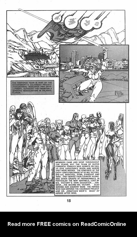 Read online Femforce: Timelines comic -  Issue #1 - 17