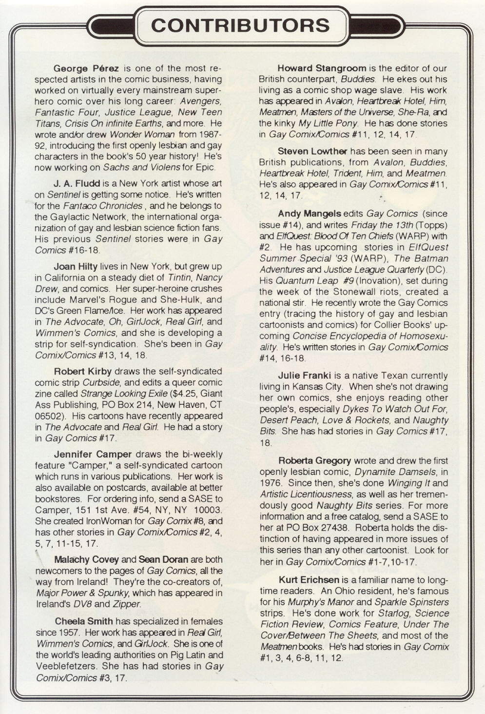 Read online Gay Comix (Gay Comics) comic -  Issue #20 - 44