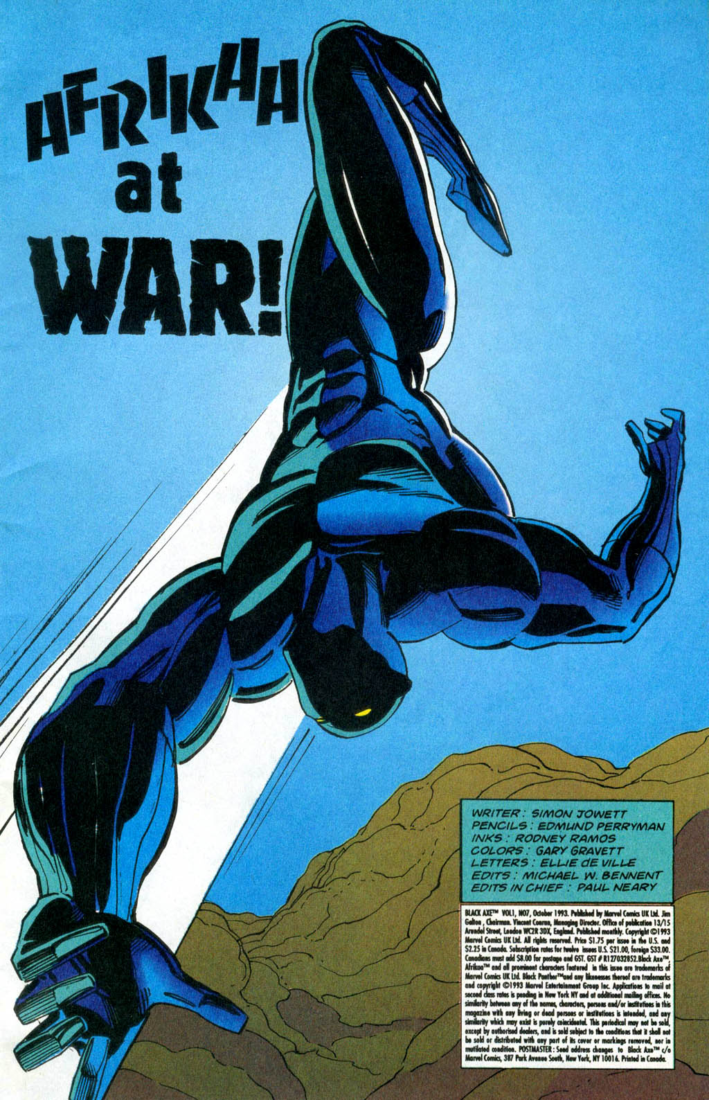 Read online Black Axe comic -  Issue #7 - 2