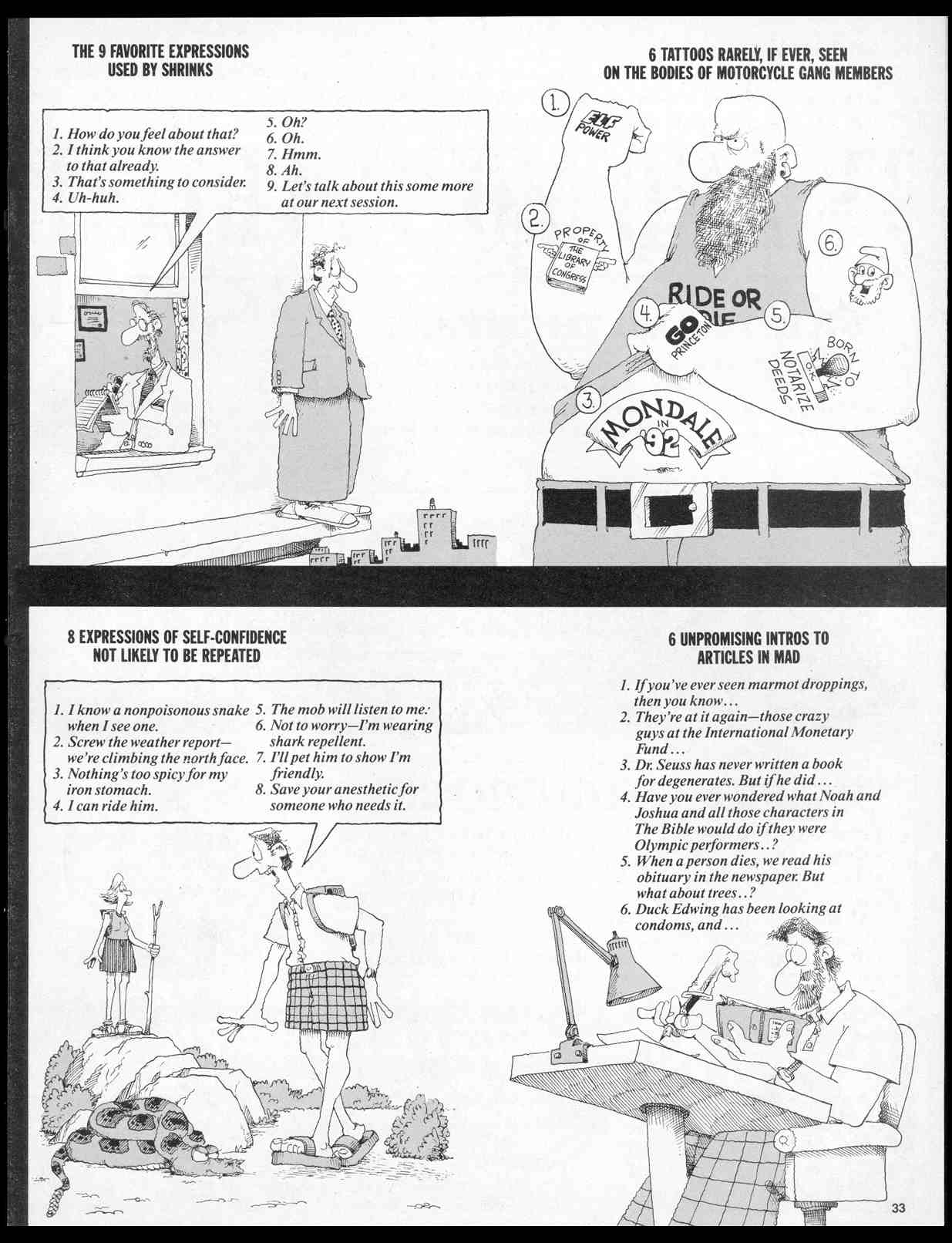 Read online MAD comic -  Issue #295 - 35