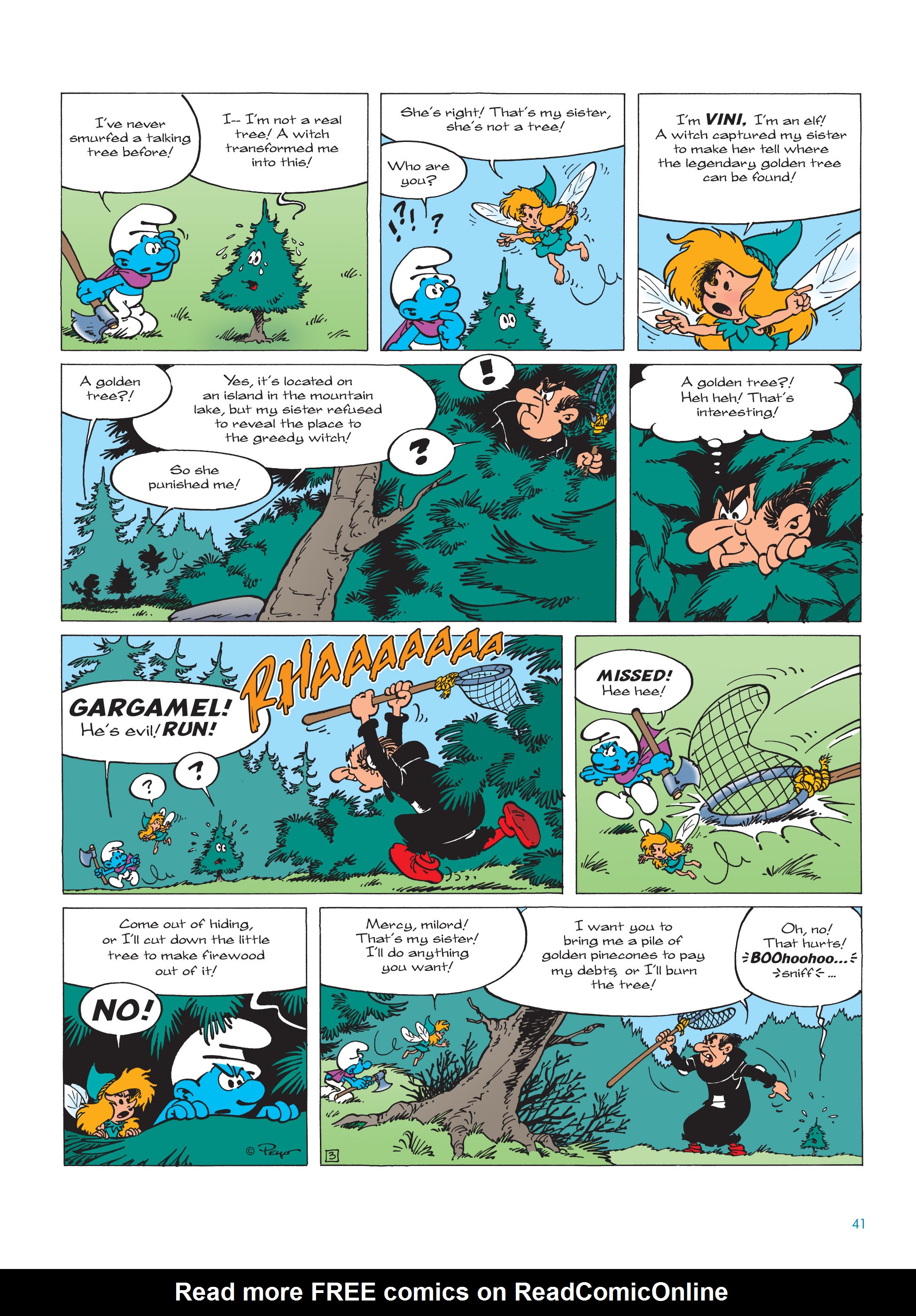 Read online The Smurfs Christmas comic -  Issue # Full - 41