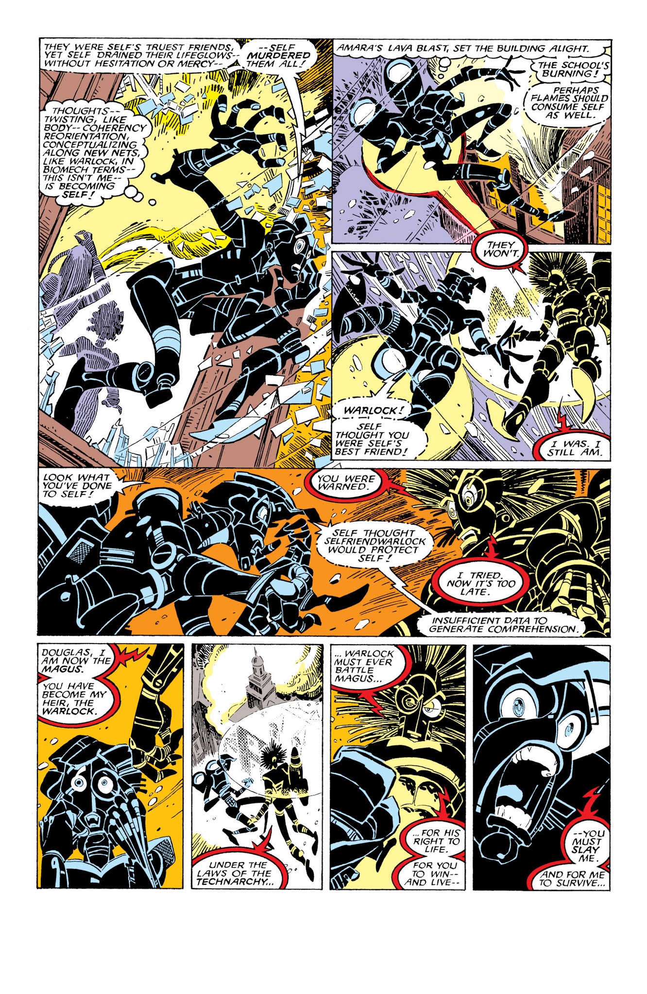 Read online New Mutants Classic comic -  Issue # TPB 7 - 183