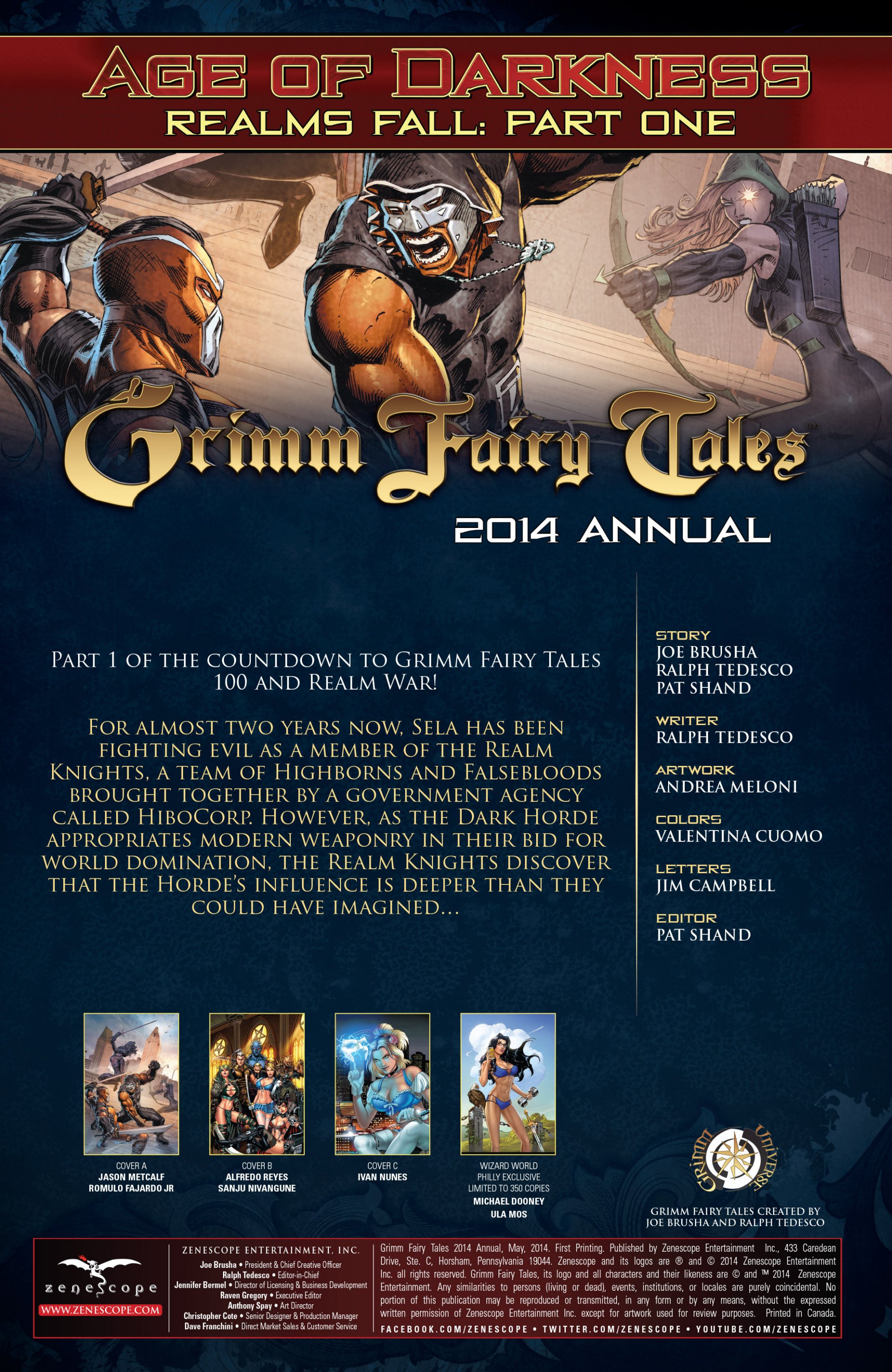 Read online Grimm Fairy Tales (2005) comic -  Issue # Annual 2014 - 3