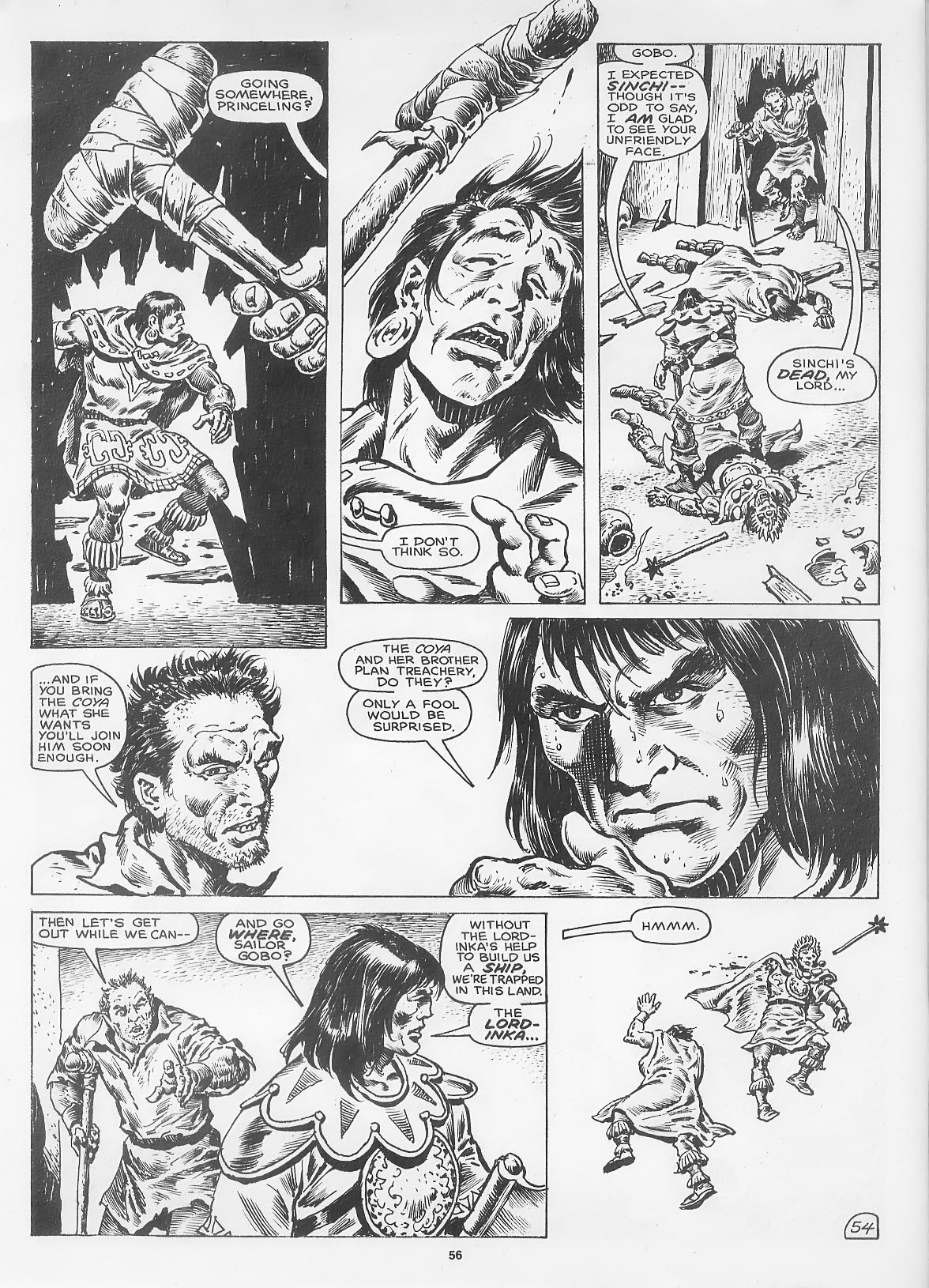 Read online The Savage Sword Of Conan comic -  Issue #166 - 58
