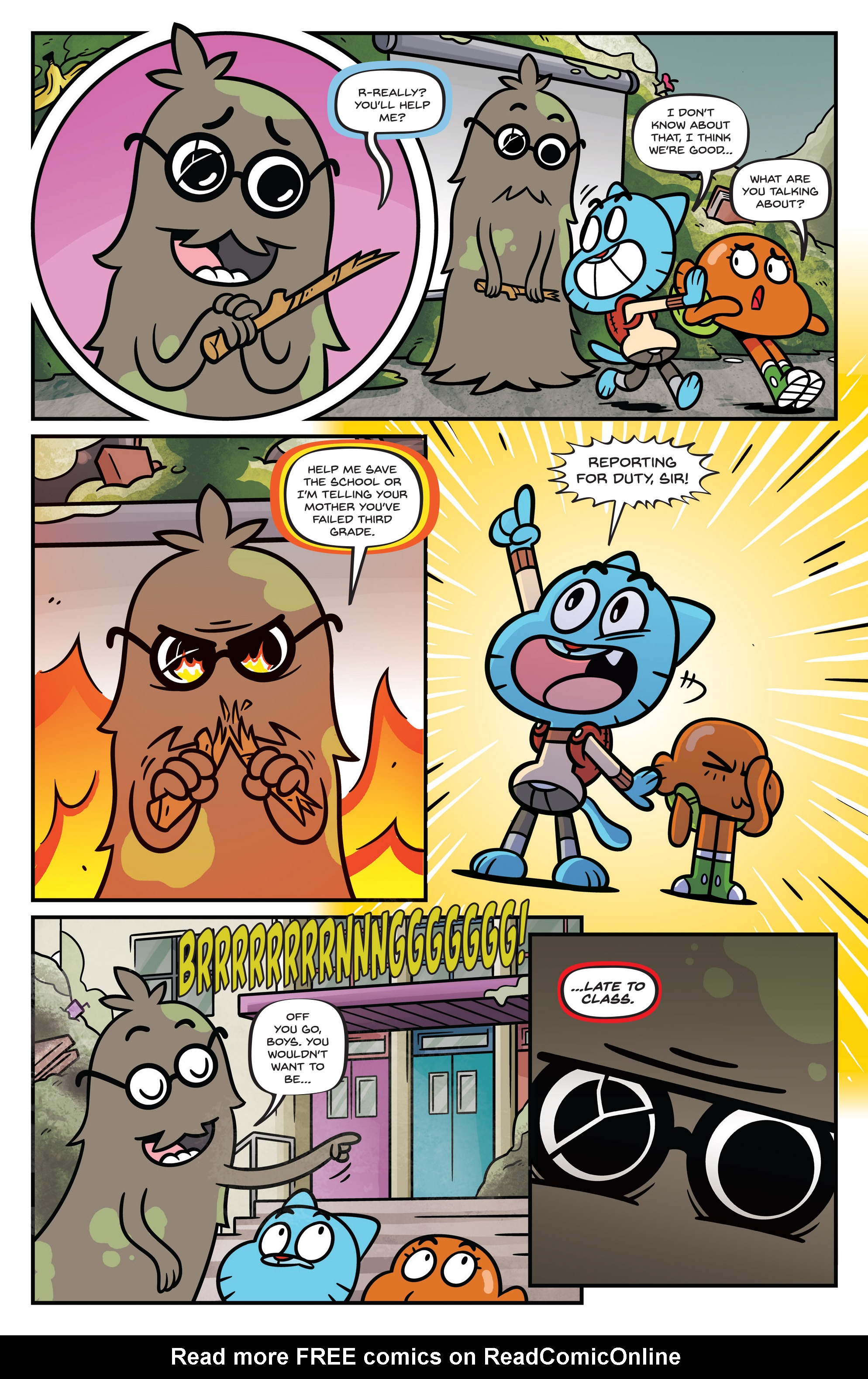 Read online The Amazing World of Gumball comic -  Issue # _Special 1 - 14