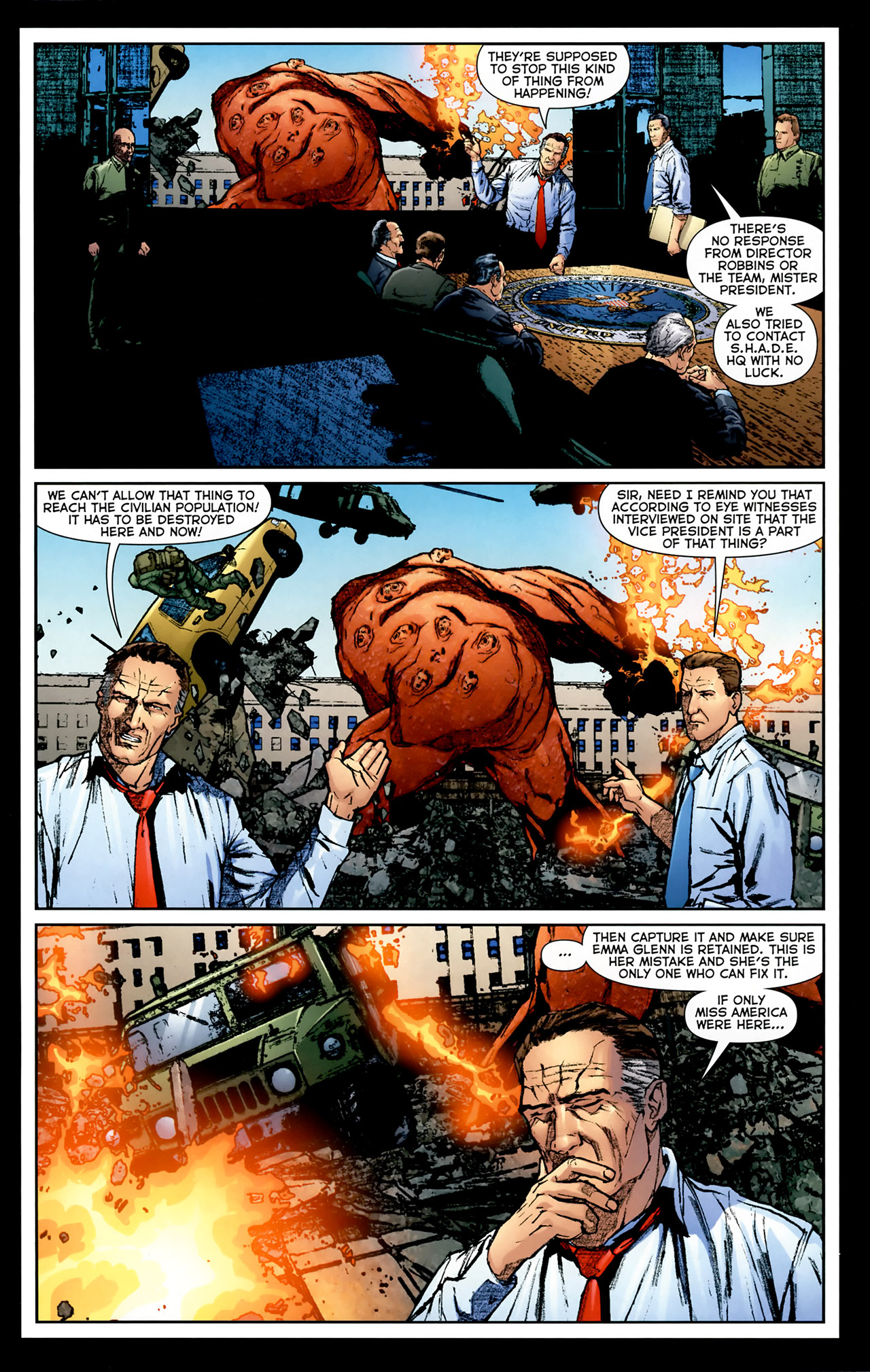 Read online Uncle Sam and the Freedom Fighters (2007) comic -  Issue #7 - 11
