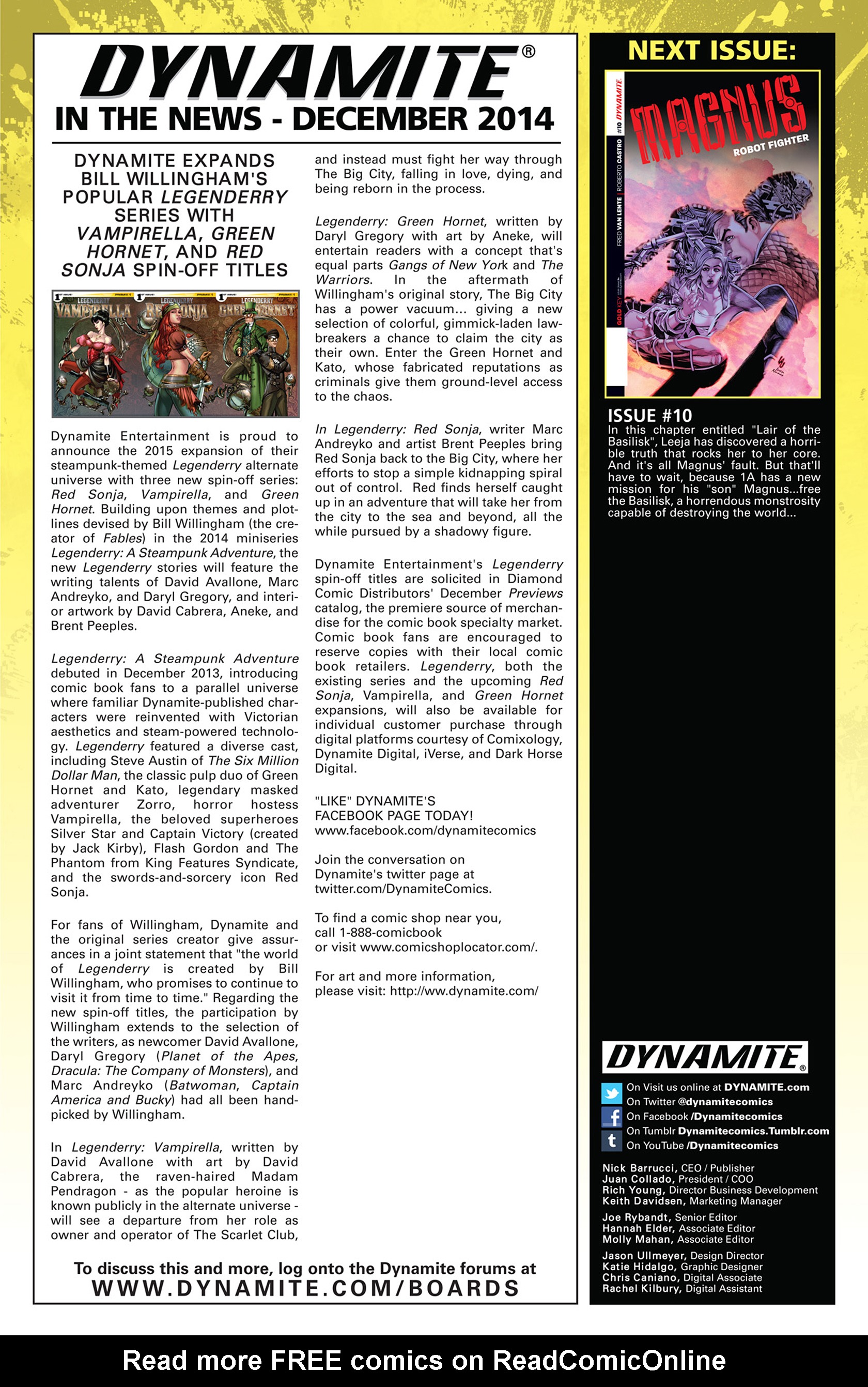 Read online Magnus Robot Fighter (2014) comic -  Issue #9 - 22