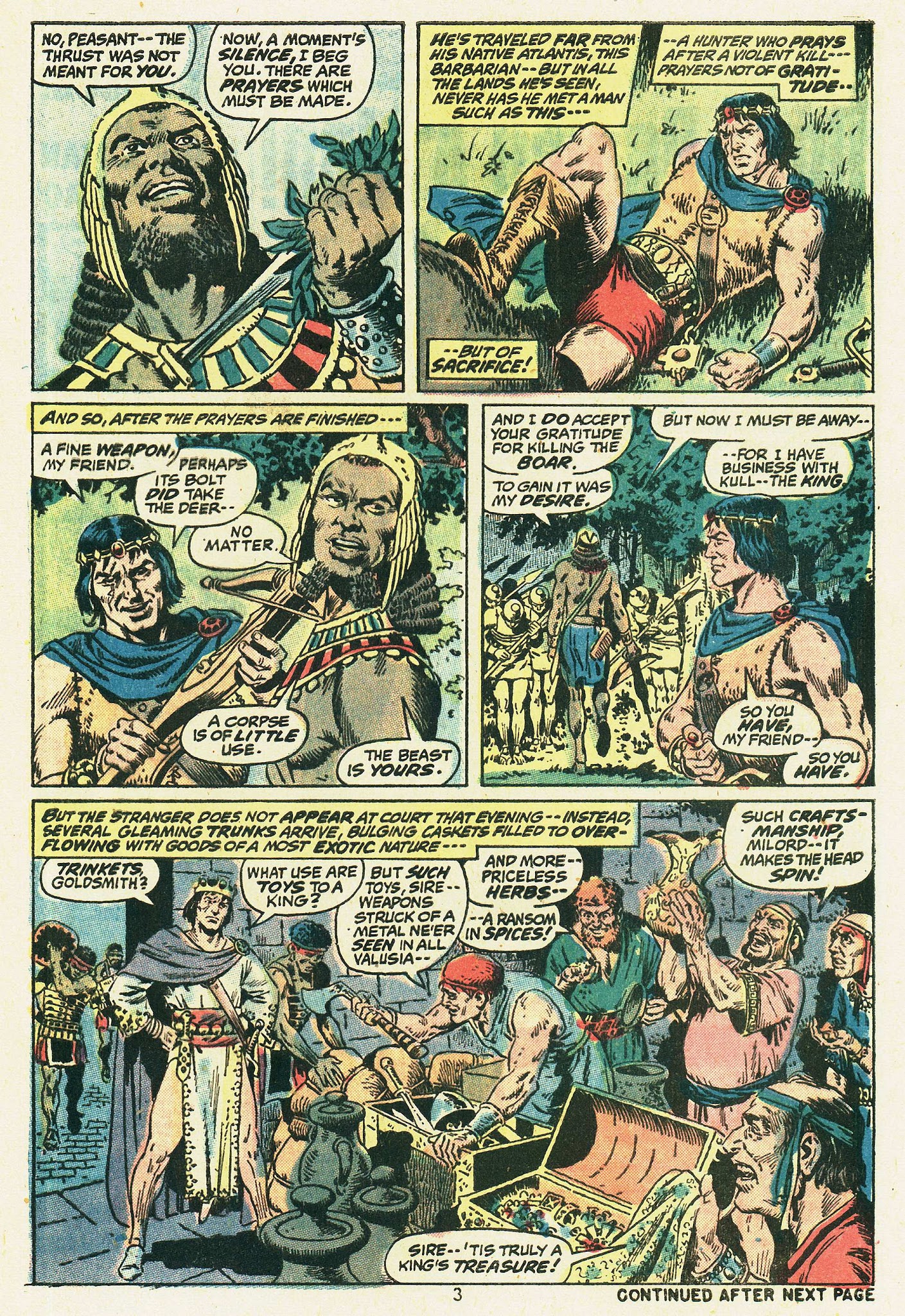 Read online Kull, the Conqueror (1971) comic -  Issue #5 - 4