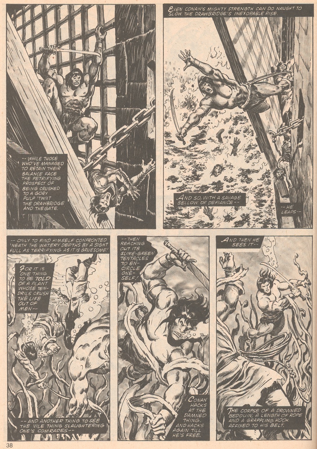 Read online The Savage Sword Of Conan comic -  Issue #63 - 38