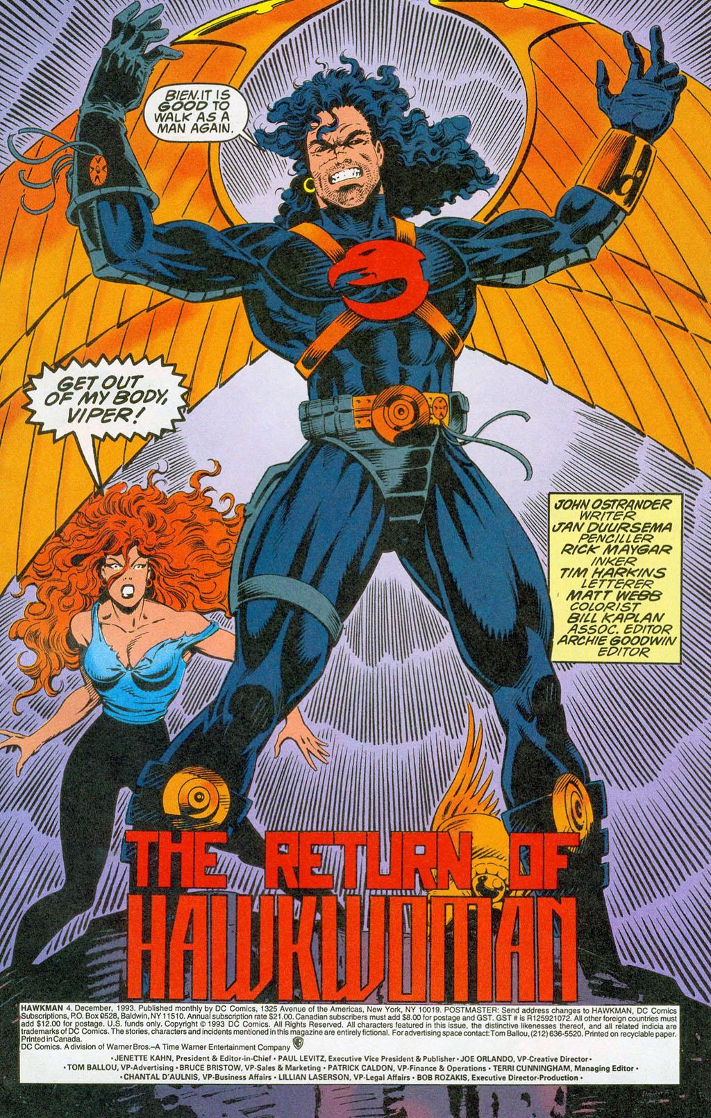 Hawkman (1993) Issue #4 #7 - English 2