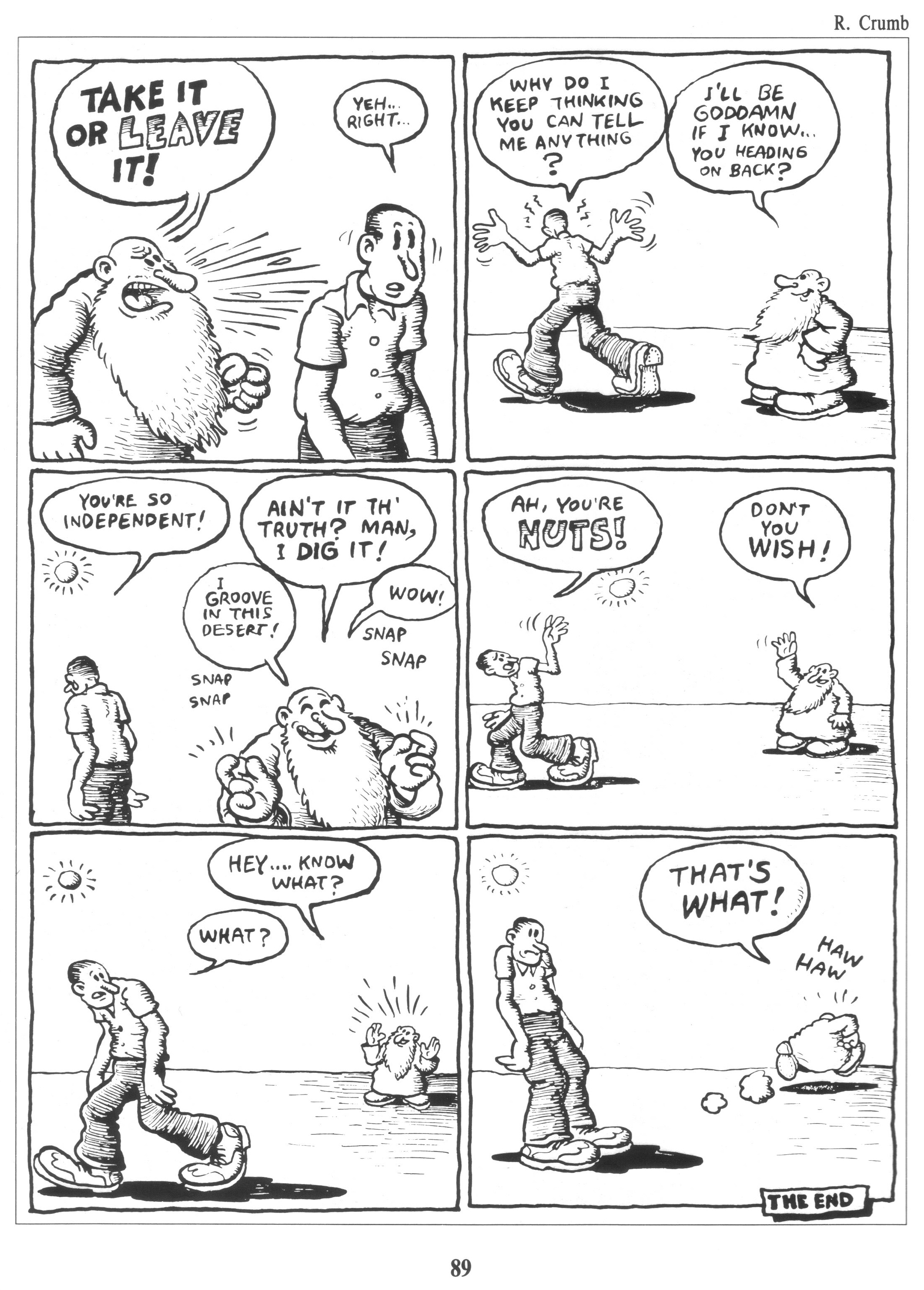 Read online The Complete Crumb Comics comic -  Issue # TPB 4 - 104