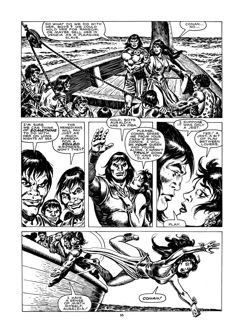 Read online The Savage Sword Of Conan comic -  Issue #148 - 53