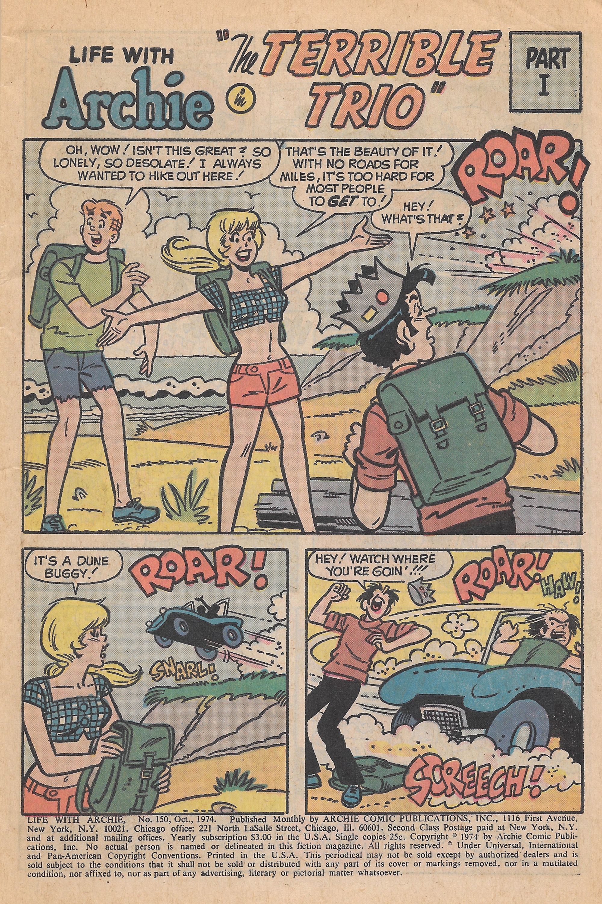 Read online Life With Archie (1958) comic -  Issue #150 - 3