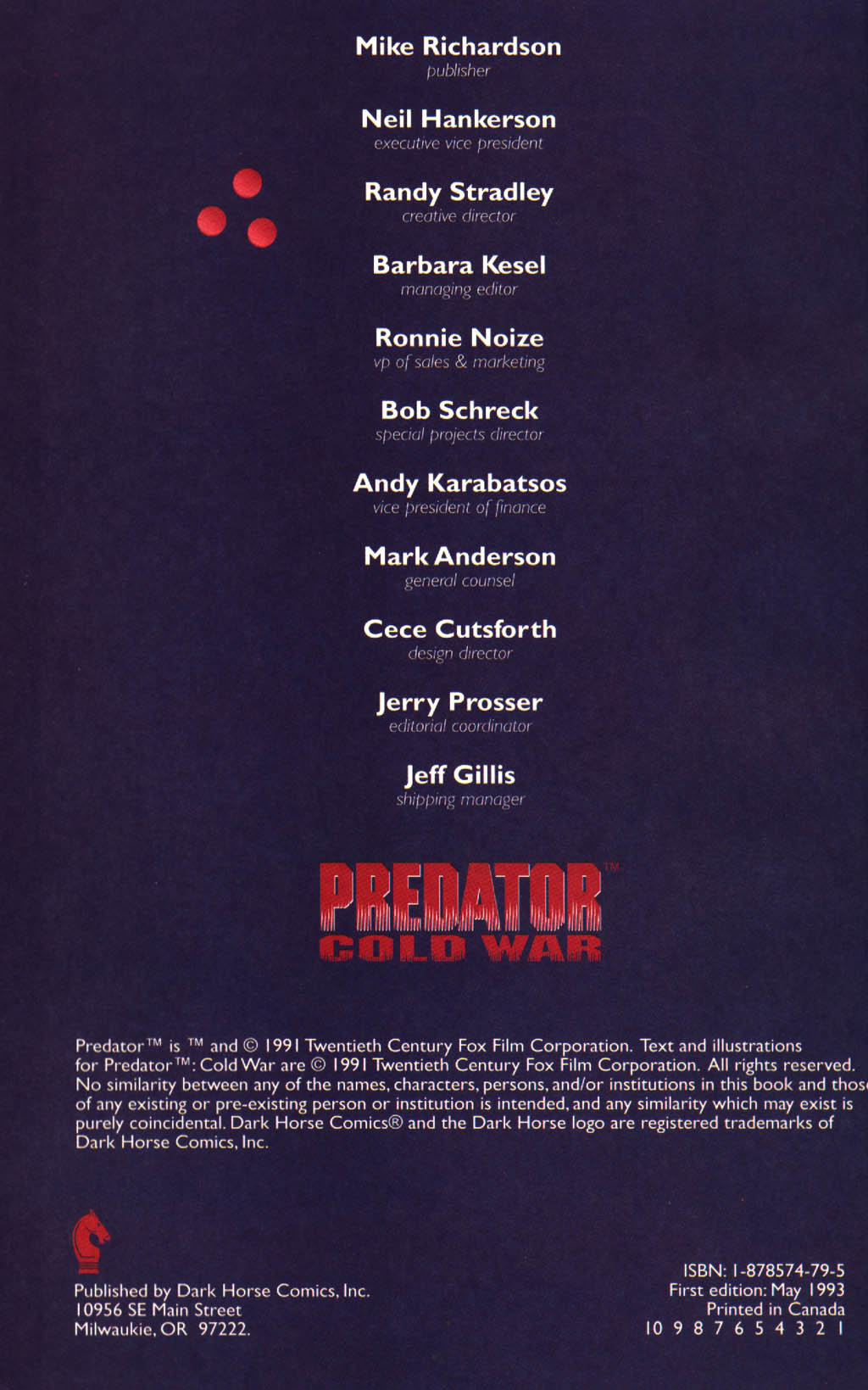 Read online Predator: Cold War comic -  Issue # TPB - 5