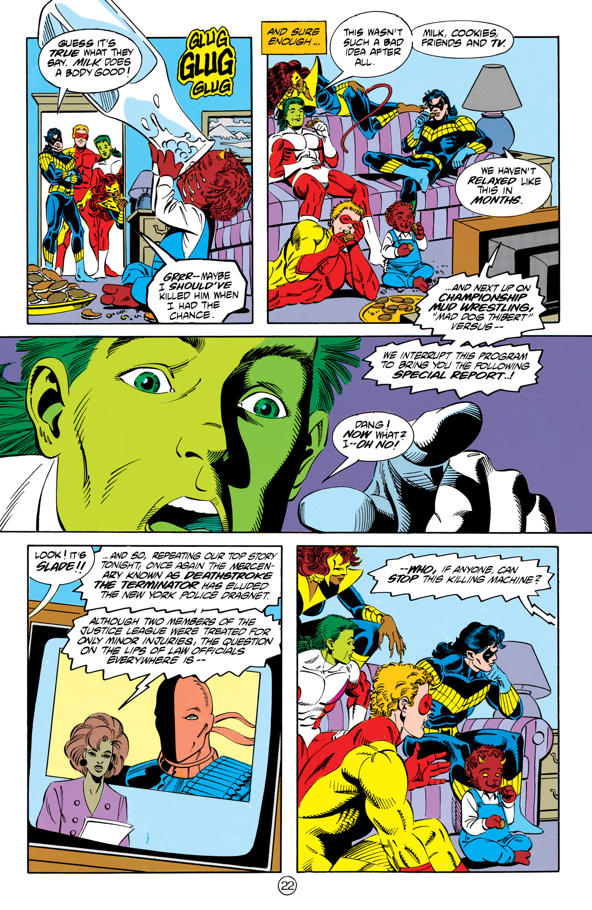 Read online The New Titans (1988) comic -  Issue #89 - 23