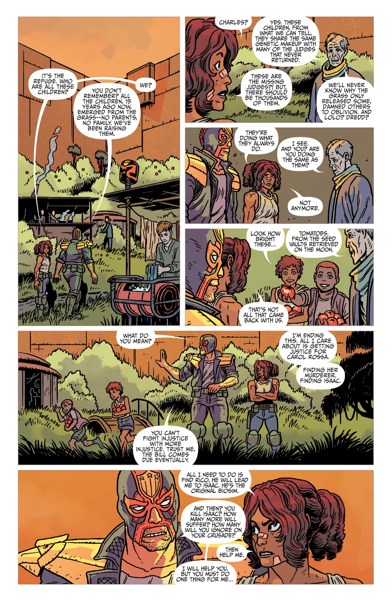 Read online Judge Dredd: The Blessed Earth comic -  Issue #7 - 17