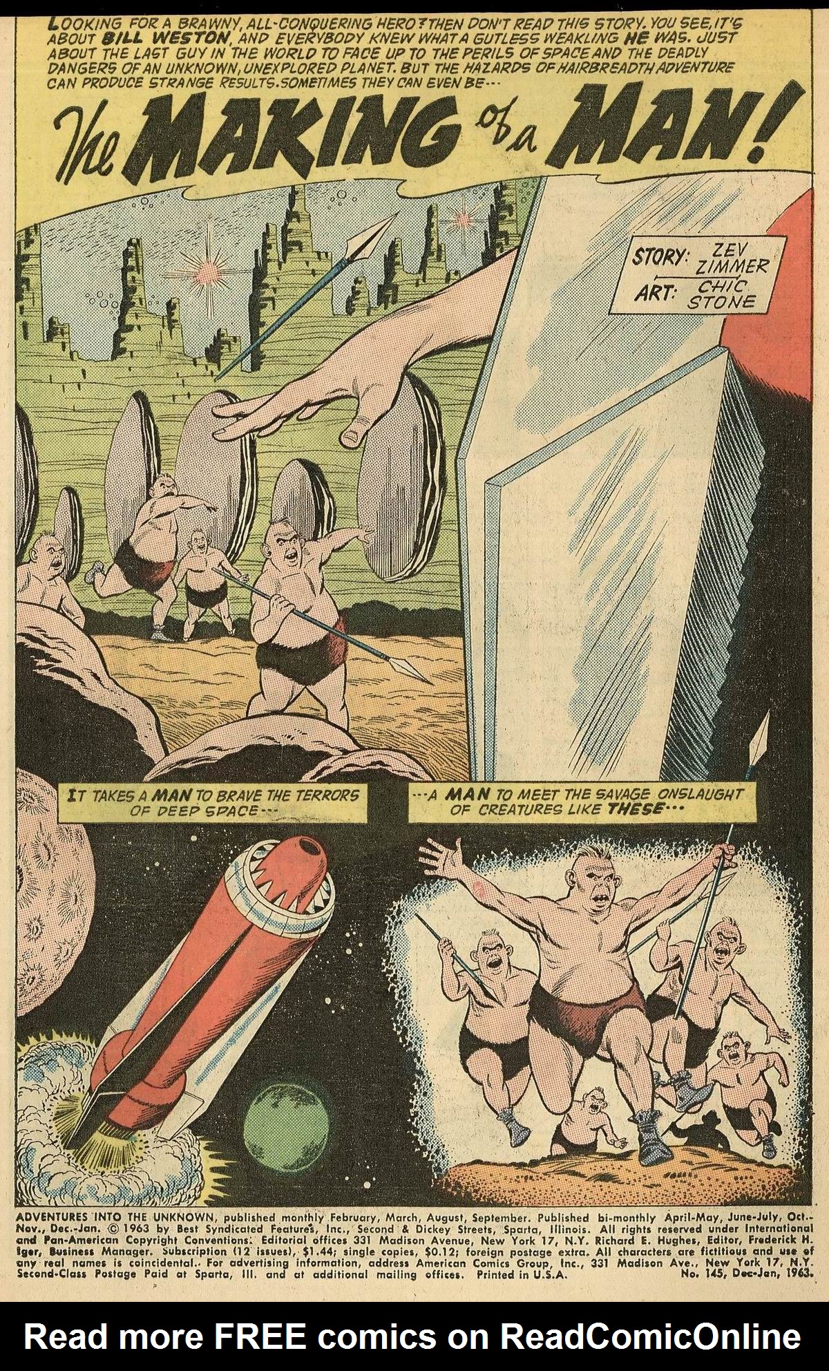 Read online Adventures Into The Unknown comic -  Issue #145 - 3