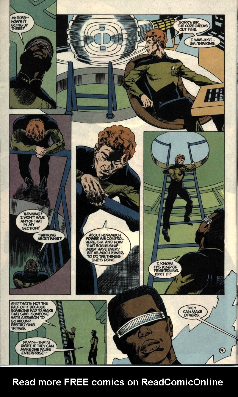 Read online Star Trek: The Next Generation (1989) comic -  Issue #11 - 14