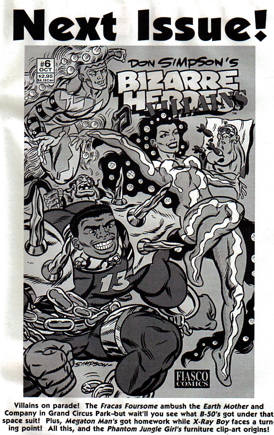 Read online Don Simpson's Bizarre Heroes comic -  Issue #5 - 33