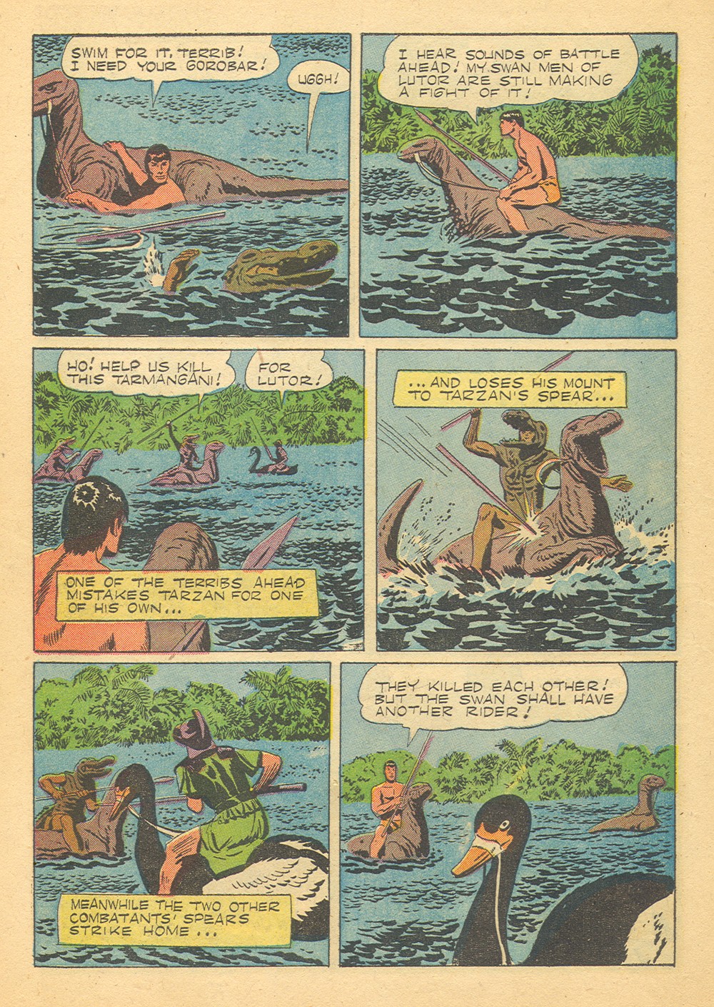 Read online Tarzan (1948) comic -  Issue #70 - 10