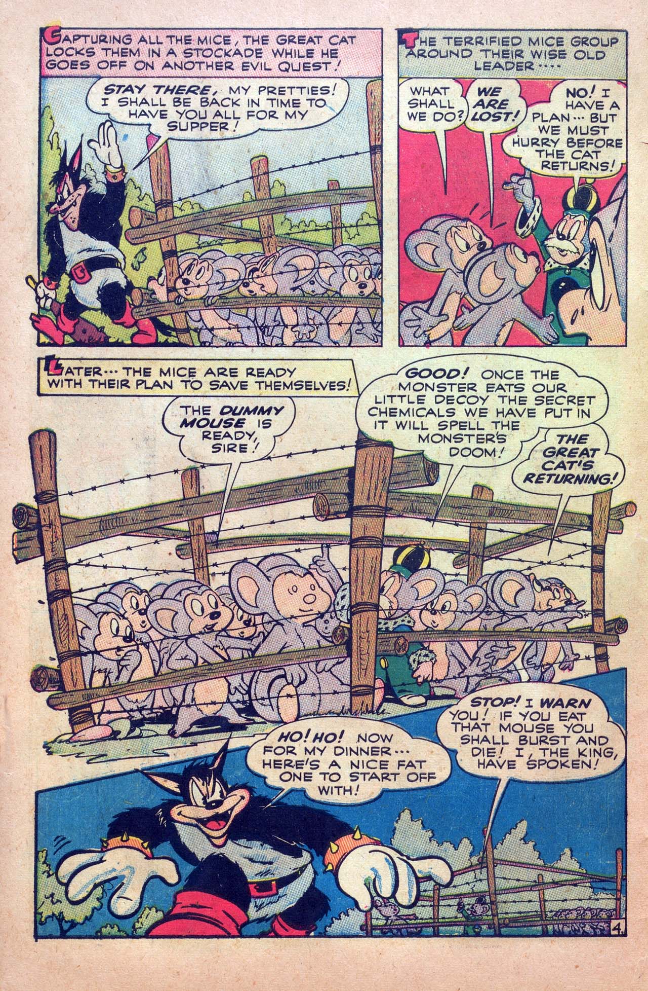 Read online Paul Terry's Mighty Mouse Comics comic -  Issue #4 - 6