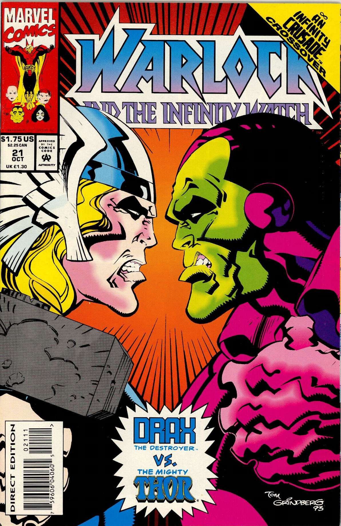 Read online Warlock and the Infinity Watch comic -  Issue #21 - 1