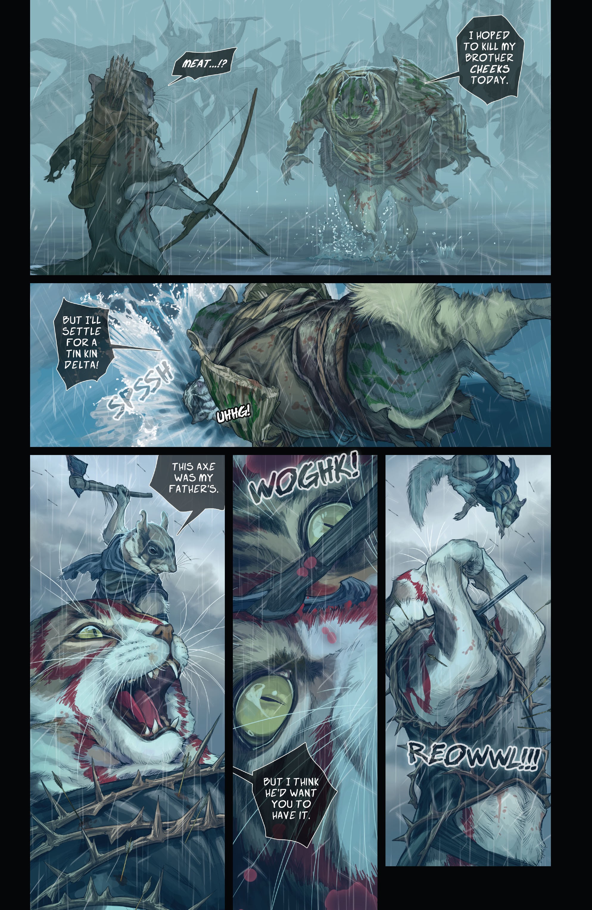 Read online Squarriors (2016) comic -  Issue #5 - 6