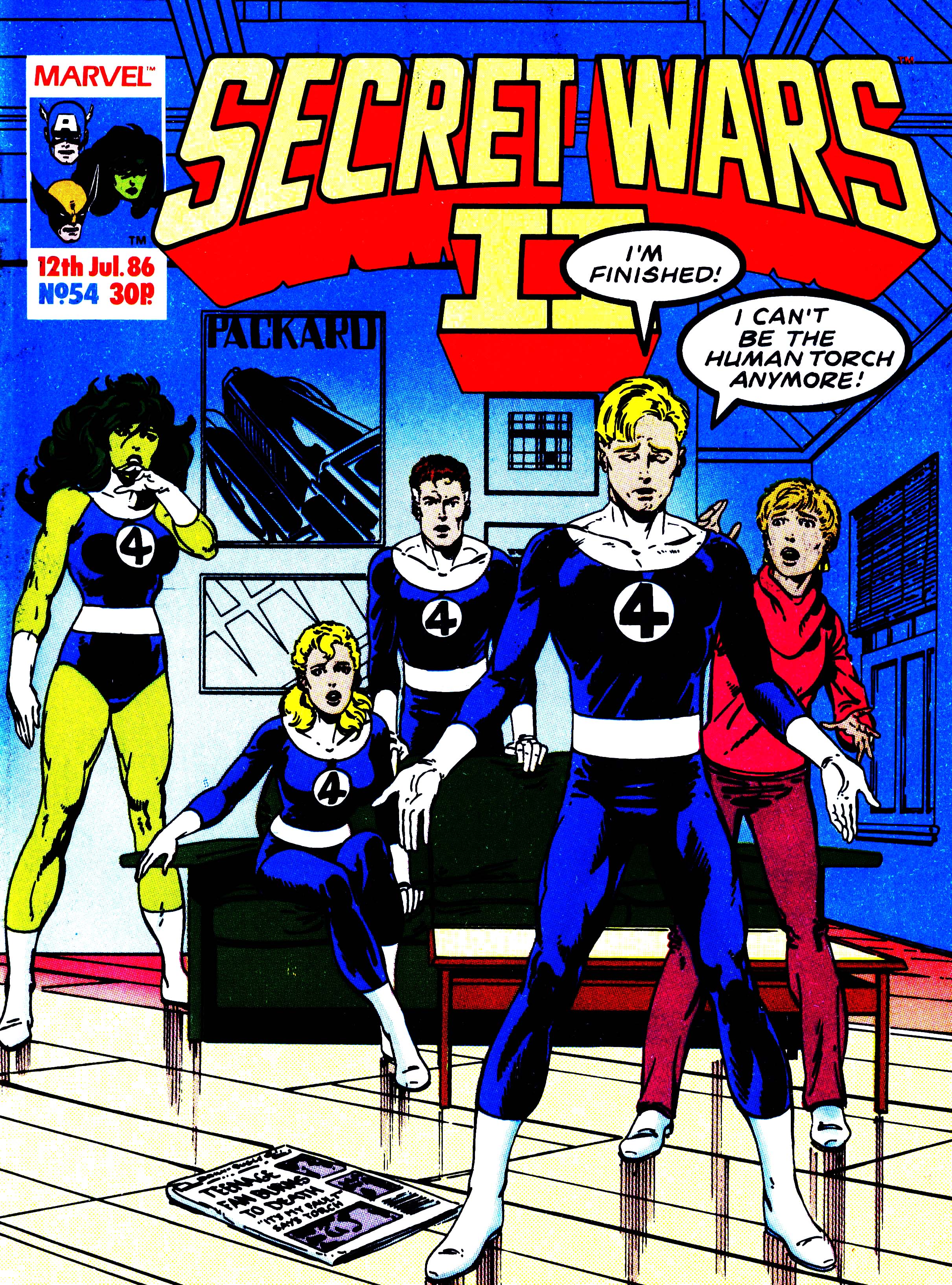 Read online Secret Wars (1985) comic -  Issue #54 - 1