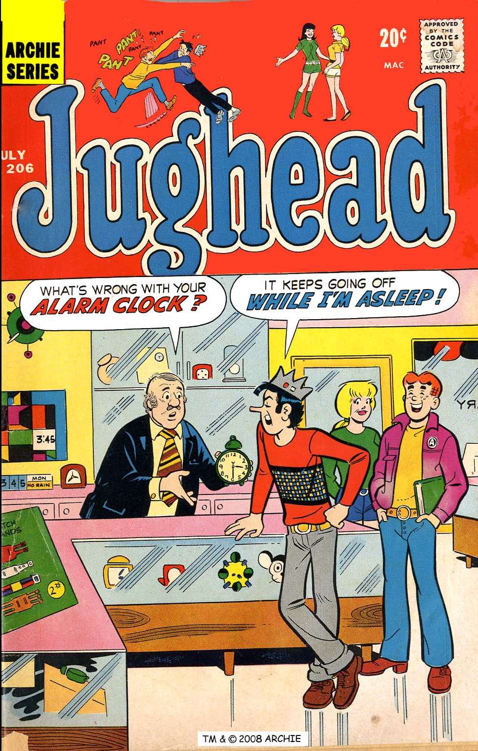 Read online Jughead (1965) comic -  Issue #206 - 1
