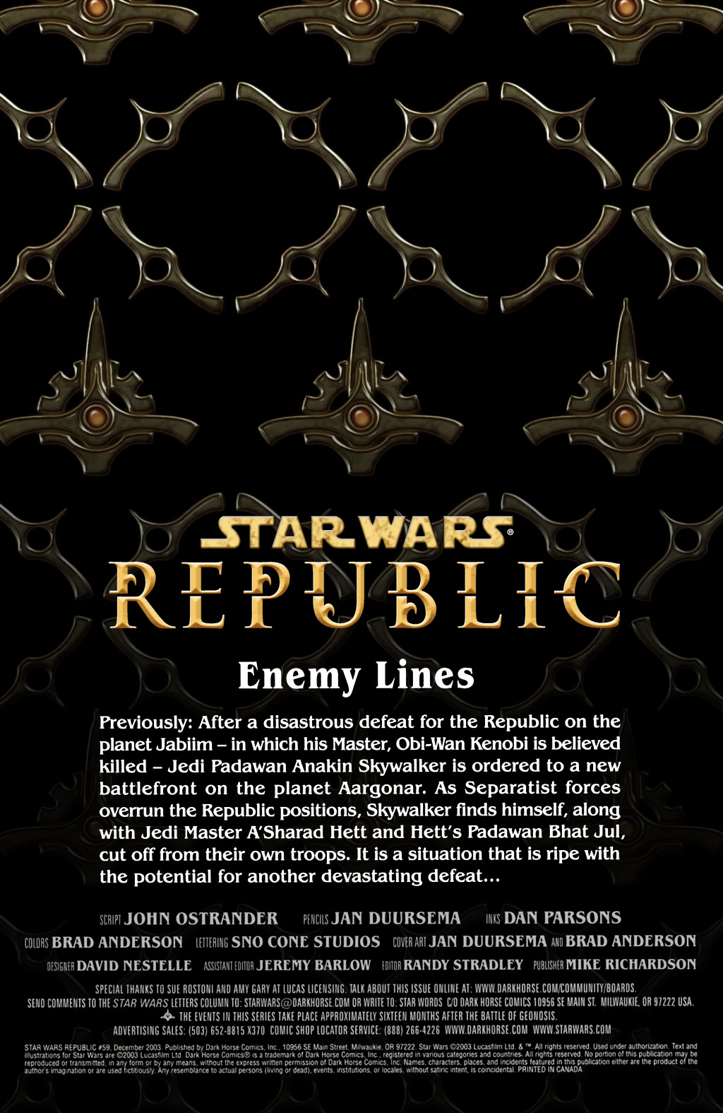 Read online Star Wars: Republic comic -  Issue #59 - 2