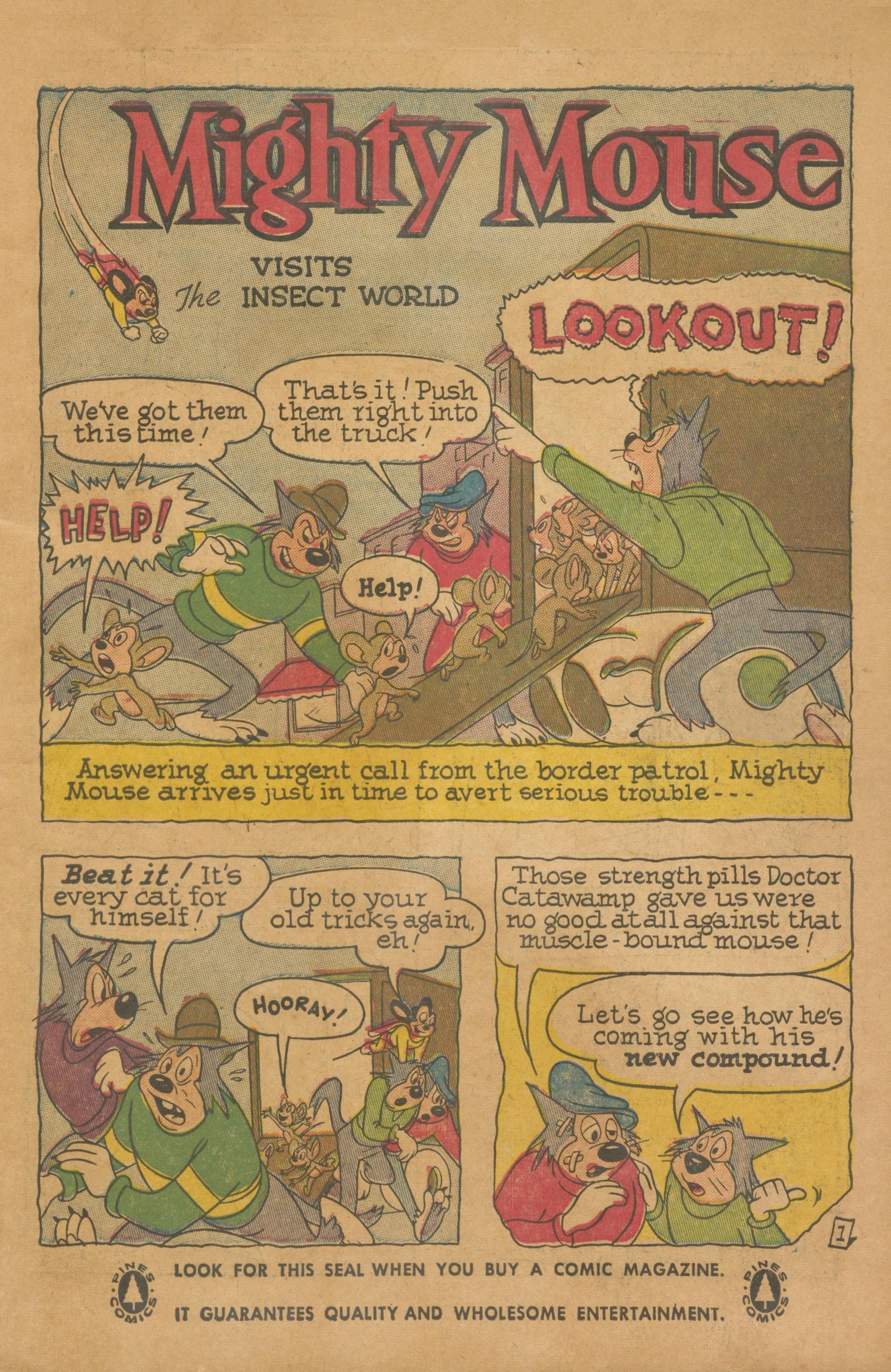 Read online Paul Terry's Mighty Mouse Comics comic -  Issue #70 - 3