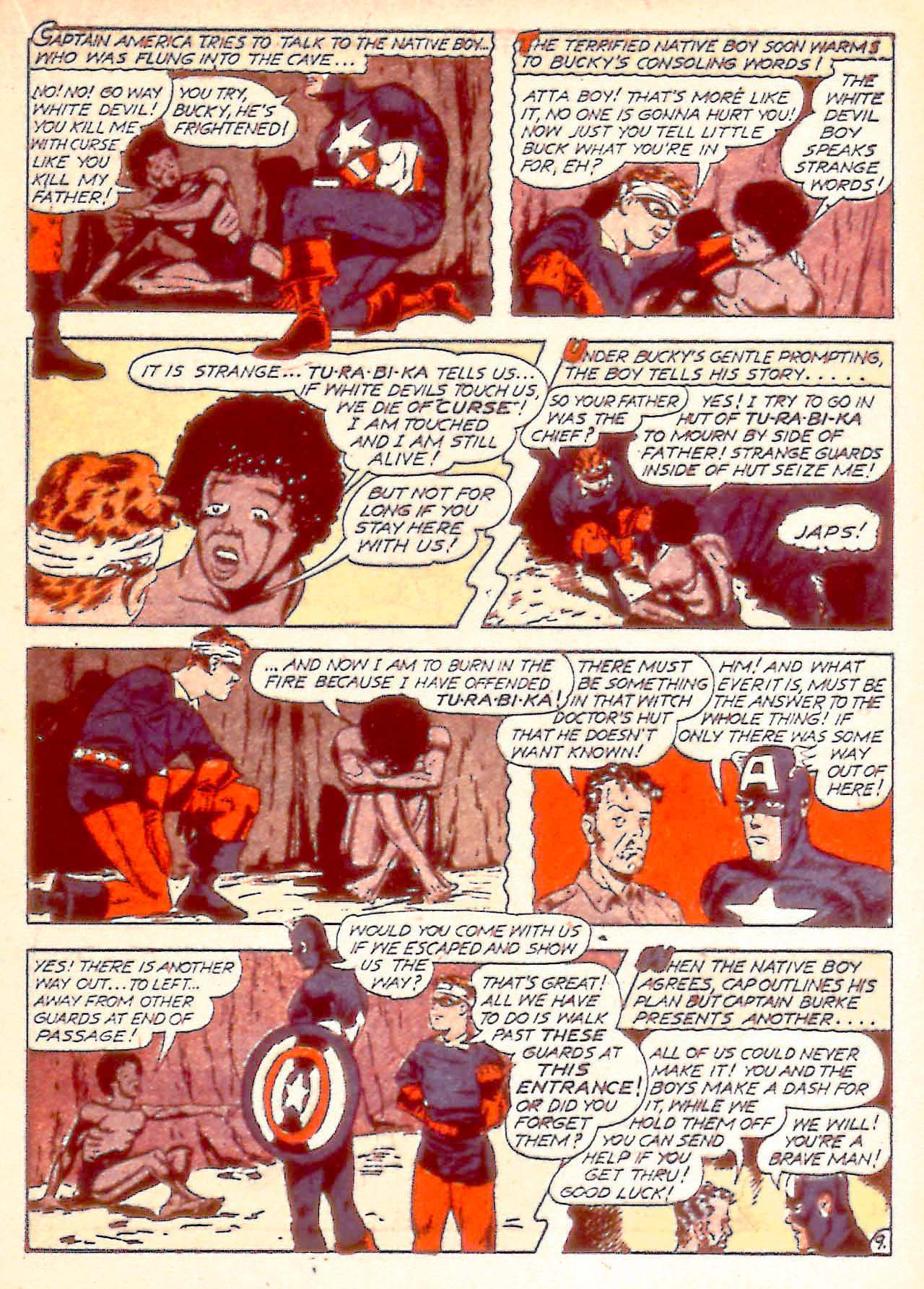 Read online Captain America Comics comic -  Issue #30 - 39