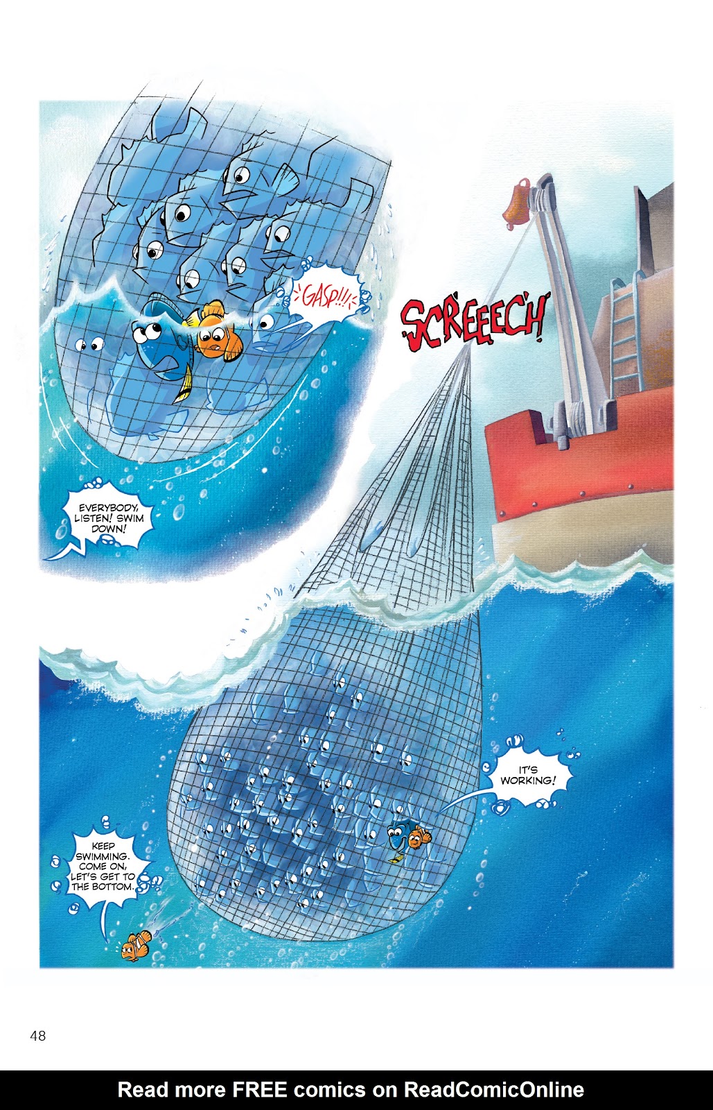 Disney/PIXAR Finding Nemo and Finding Dory: The Story of the Movies in Comics issue TPB - Page 48