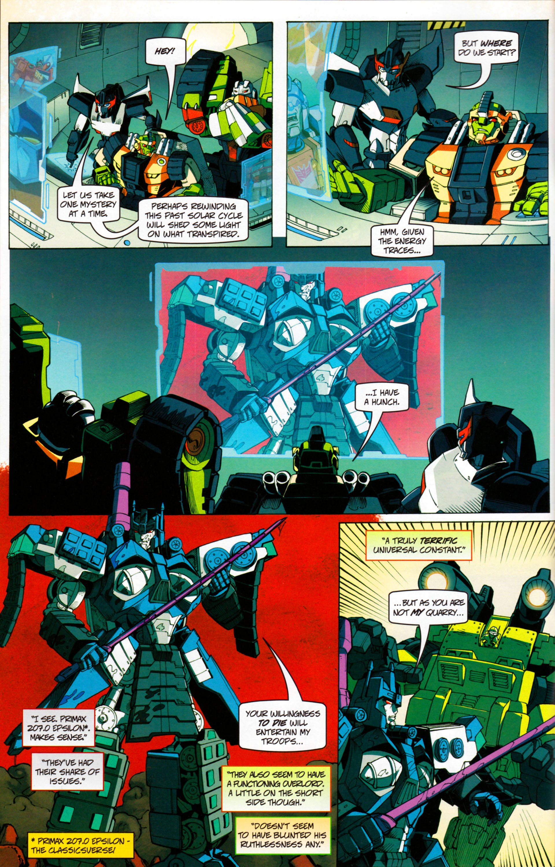 Read online Transformers: Timelines comic -  Issue #7 - 4